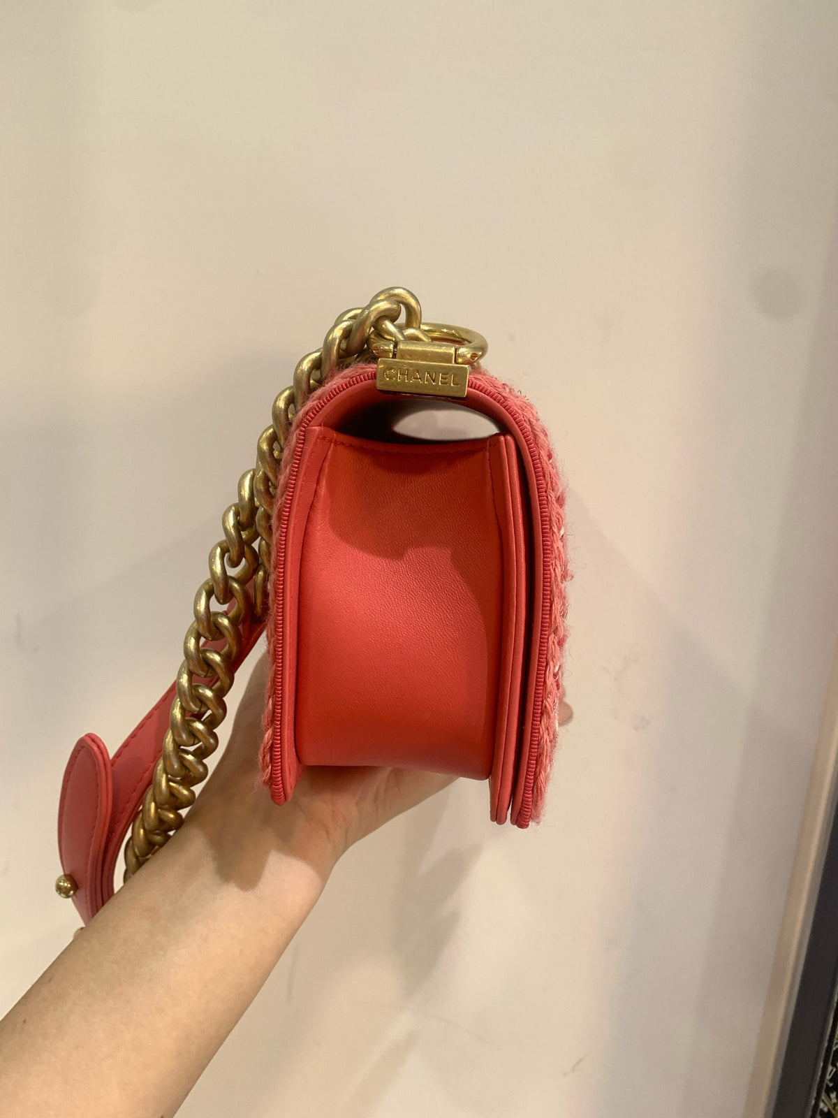 Chanel - Boy Chanel Small - Leather - Pink - (Small)