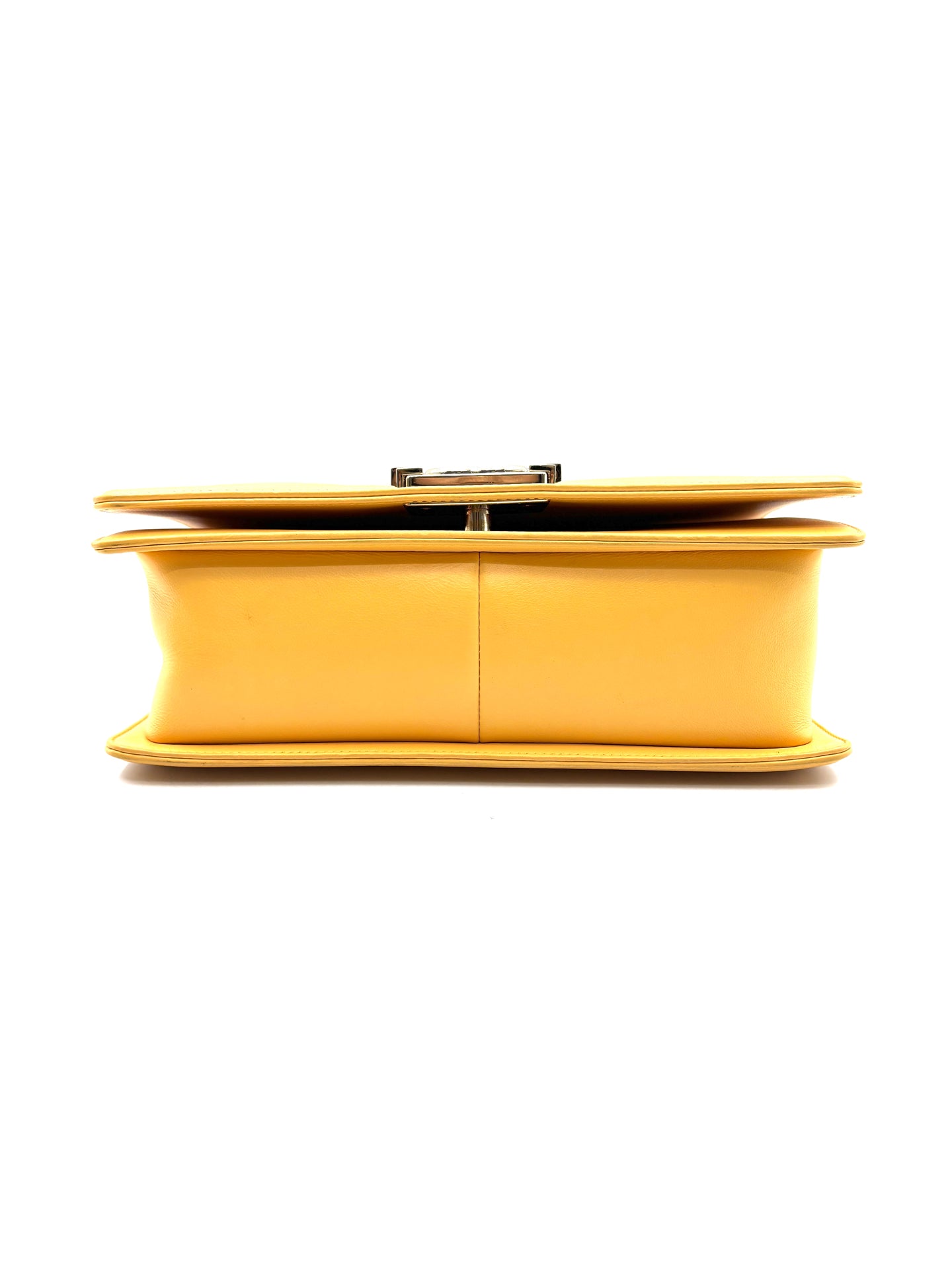 Chanel - Boy - Cowhide leather - Yellow - (Medium)