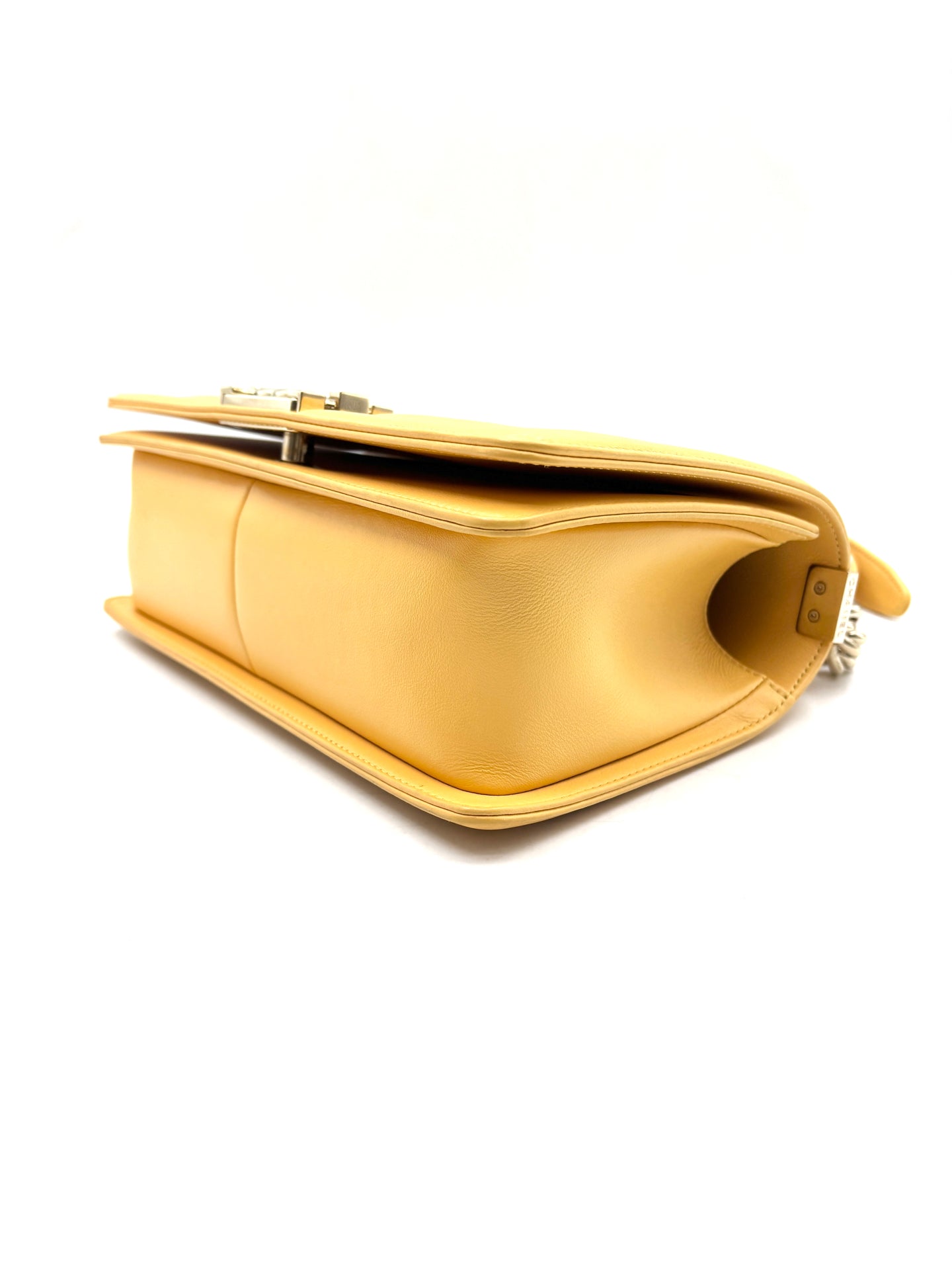 Chanel - Boy - Cowhide leather - Yellow - (Medium)
