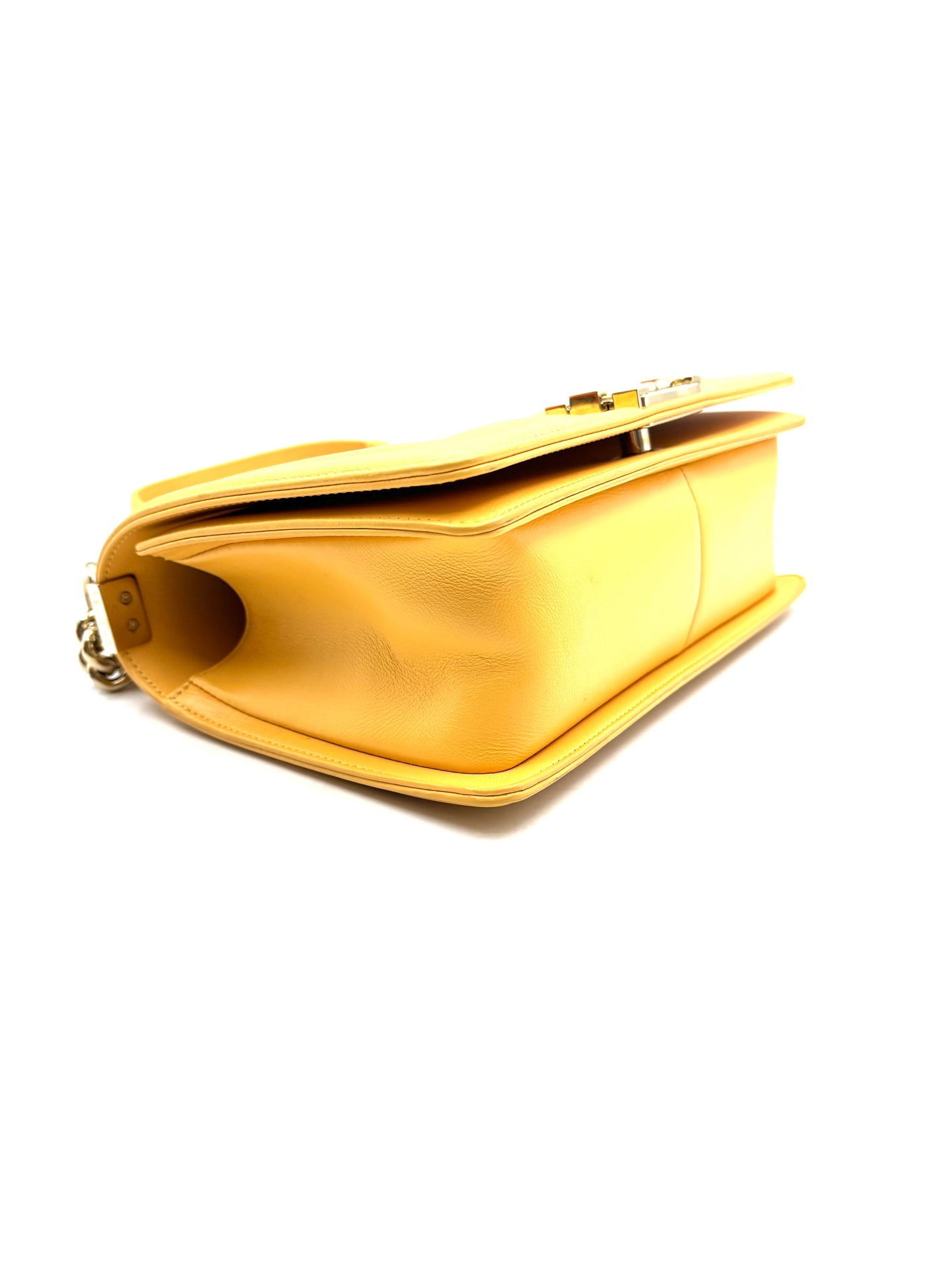 Chanel - Boy - Cowhide leather - Yellow - (Medium)