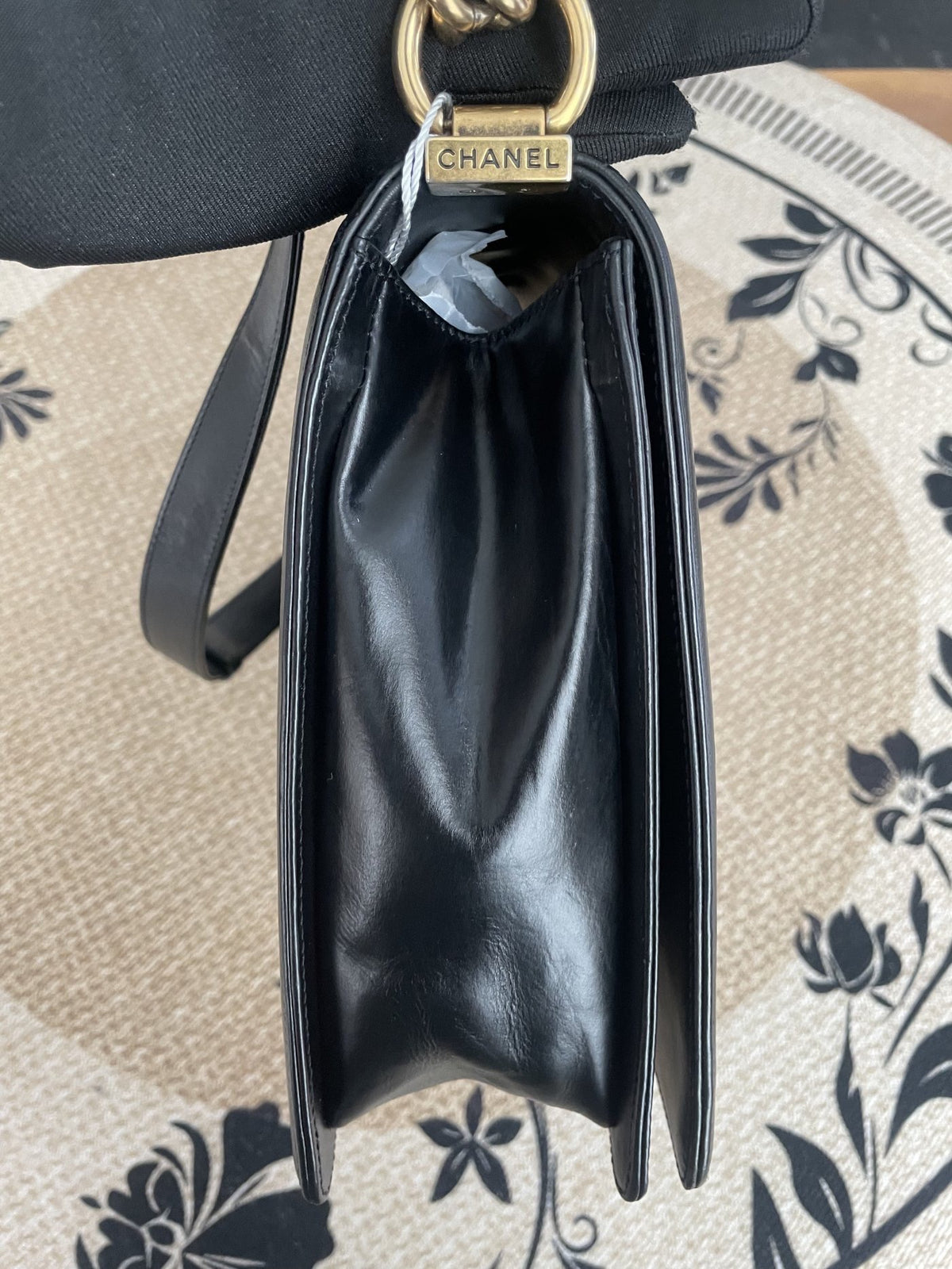Chanel - Boy - Leather - Black