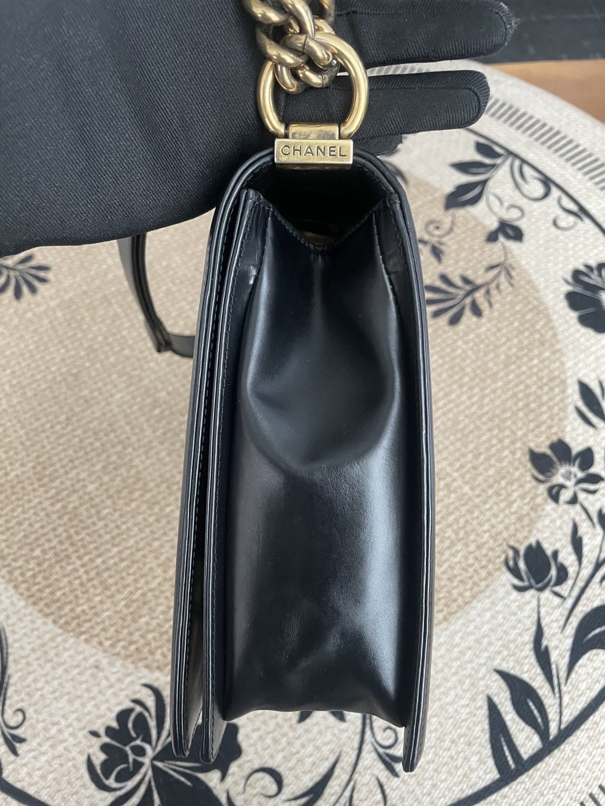 Chanel - Boy - Leather - Black
