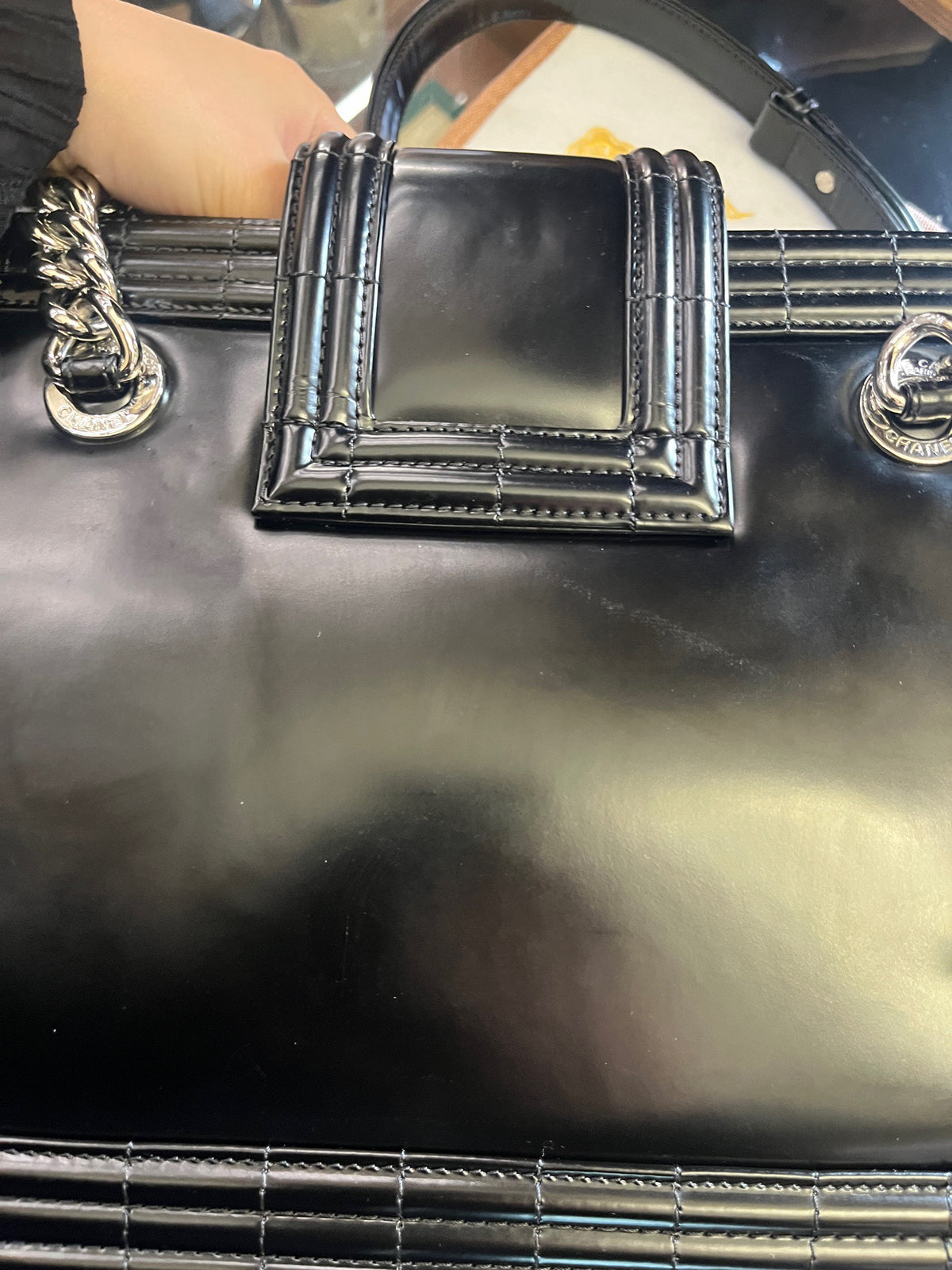 Chanel - Boy - Leather - Black
