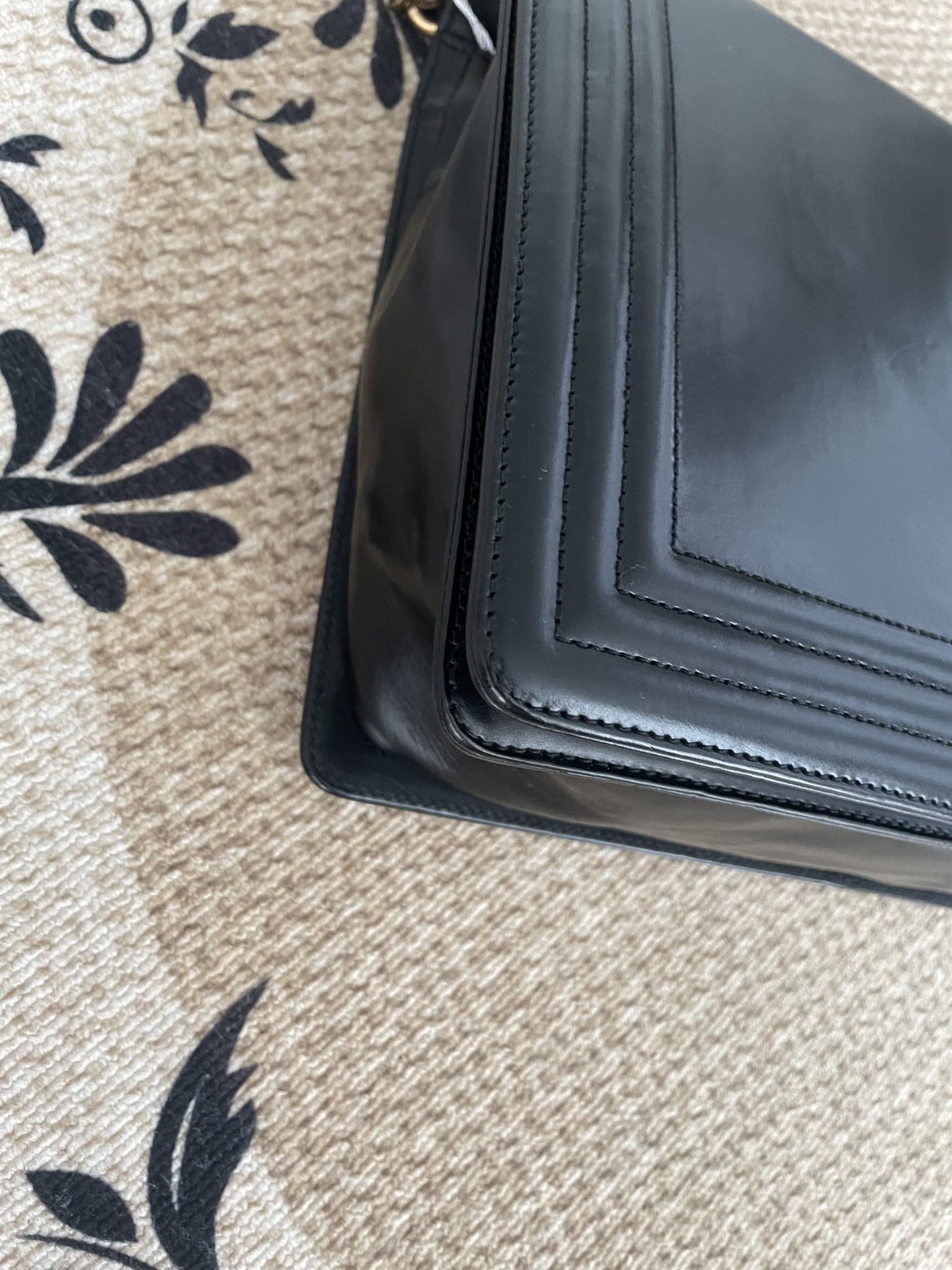 Chanel - Boy - Leather - Black