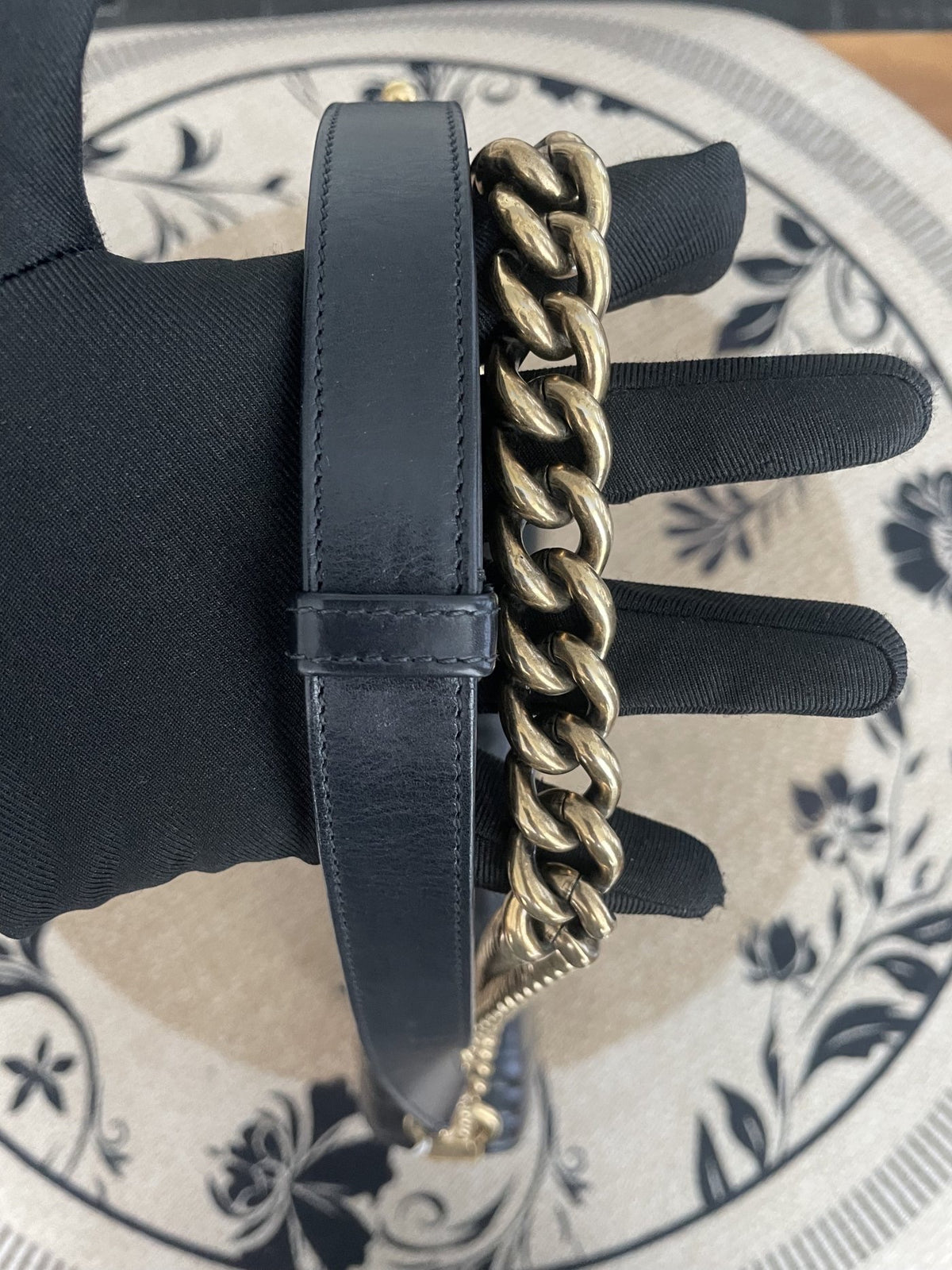 Chanel - Boy - Leather - Black