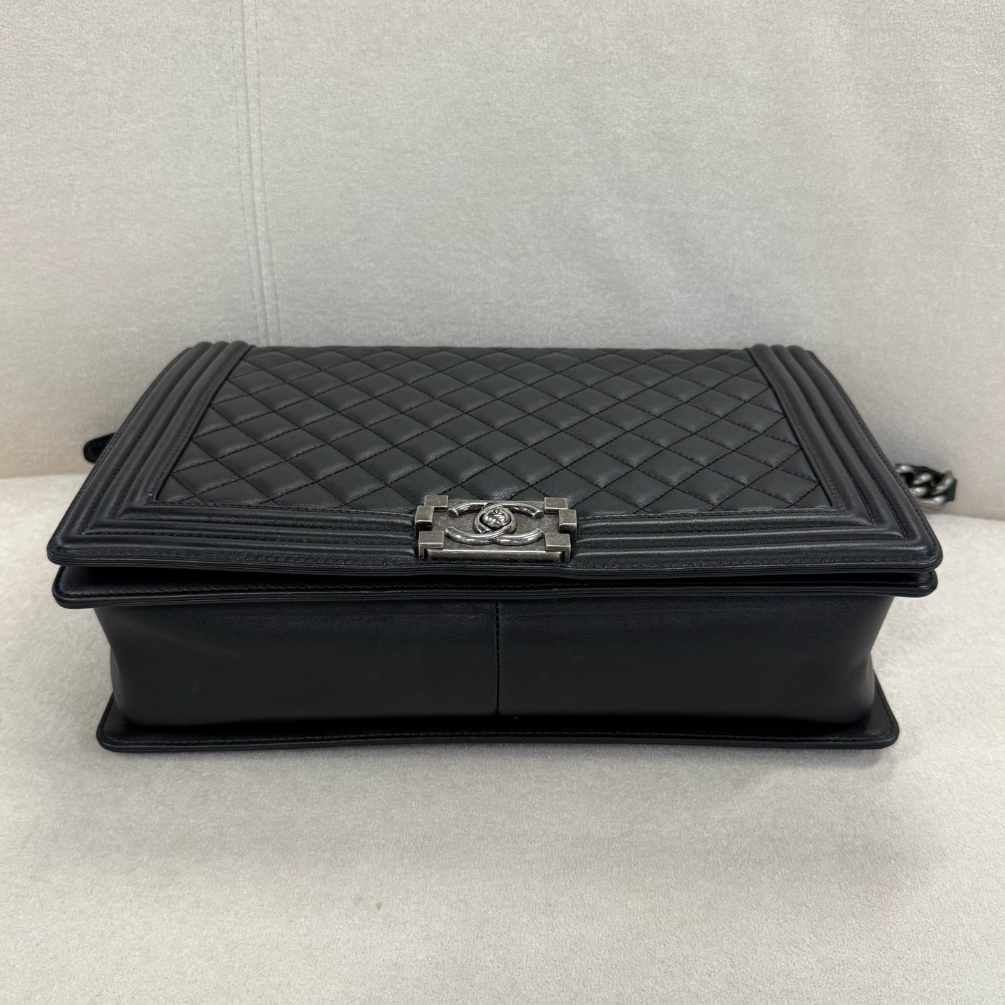 Chanel - Boy - Leather - Black - (large)