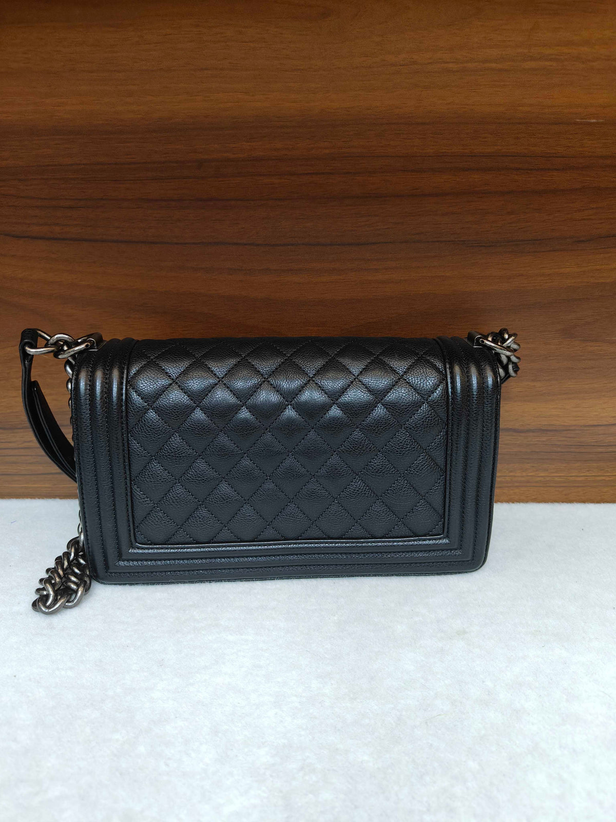 Chanel - Boy - Leather - Black - (medium)