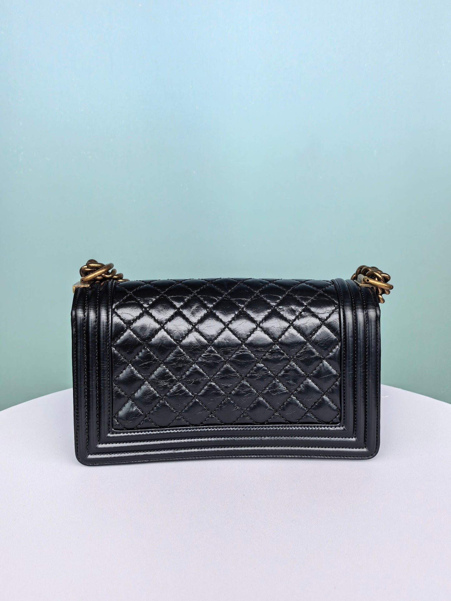 Chanel - Boy - Leather - Black - (medium)