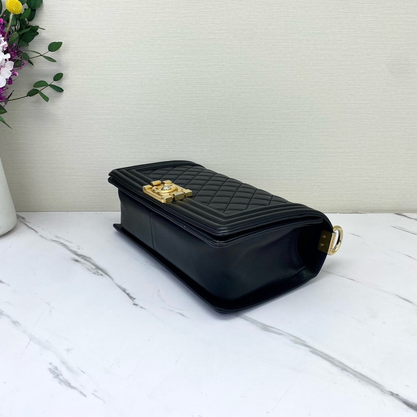 Chanel - Boy - Leather - Black - (medium)