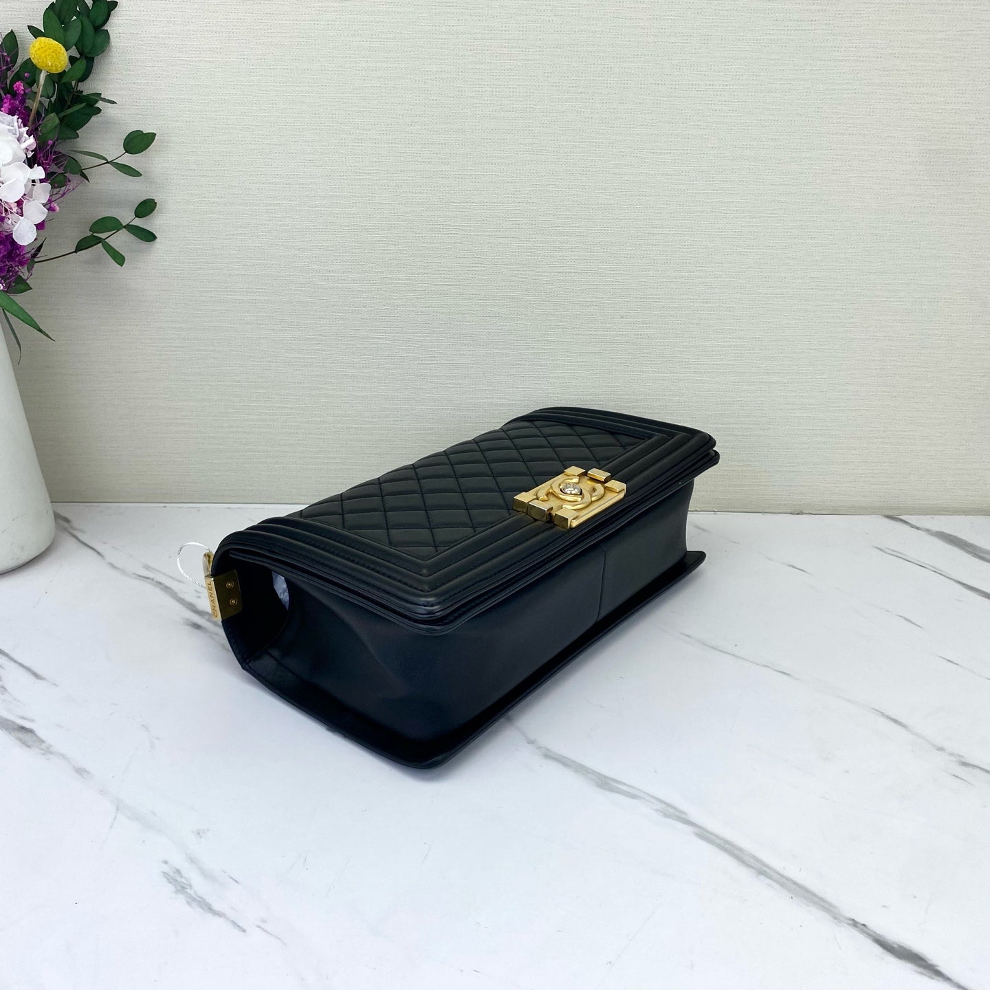 Chanel - Boy - Leather - Black - (medium)