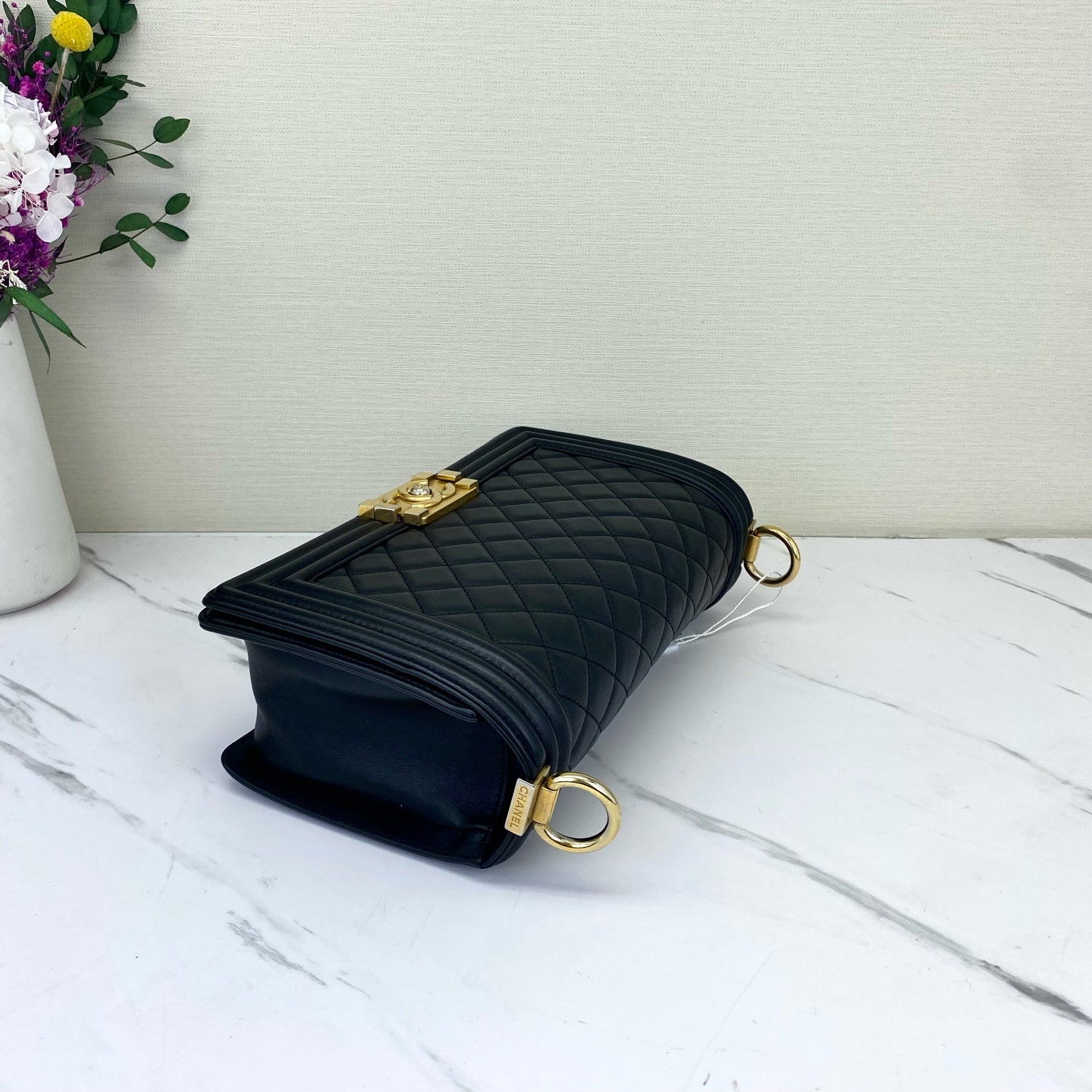 Chanel - Boy - Leather - Black - (medium)
