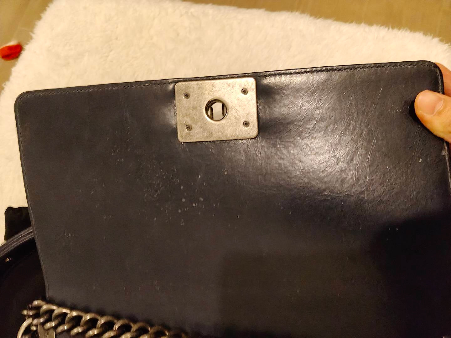 Chanel - Boy - Leather - Black - (medium)