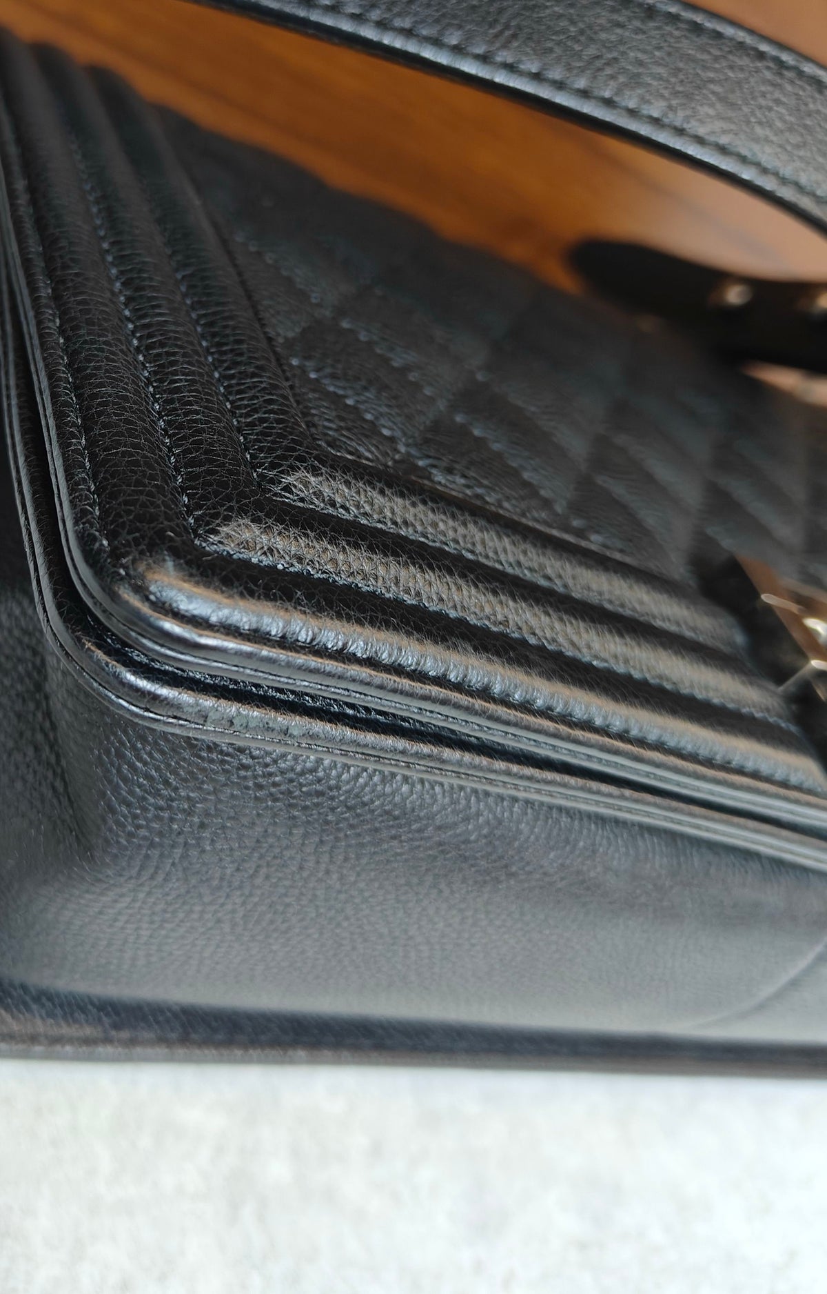 Chanel - Boy - Leather - Black - (medium)