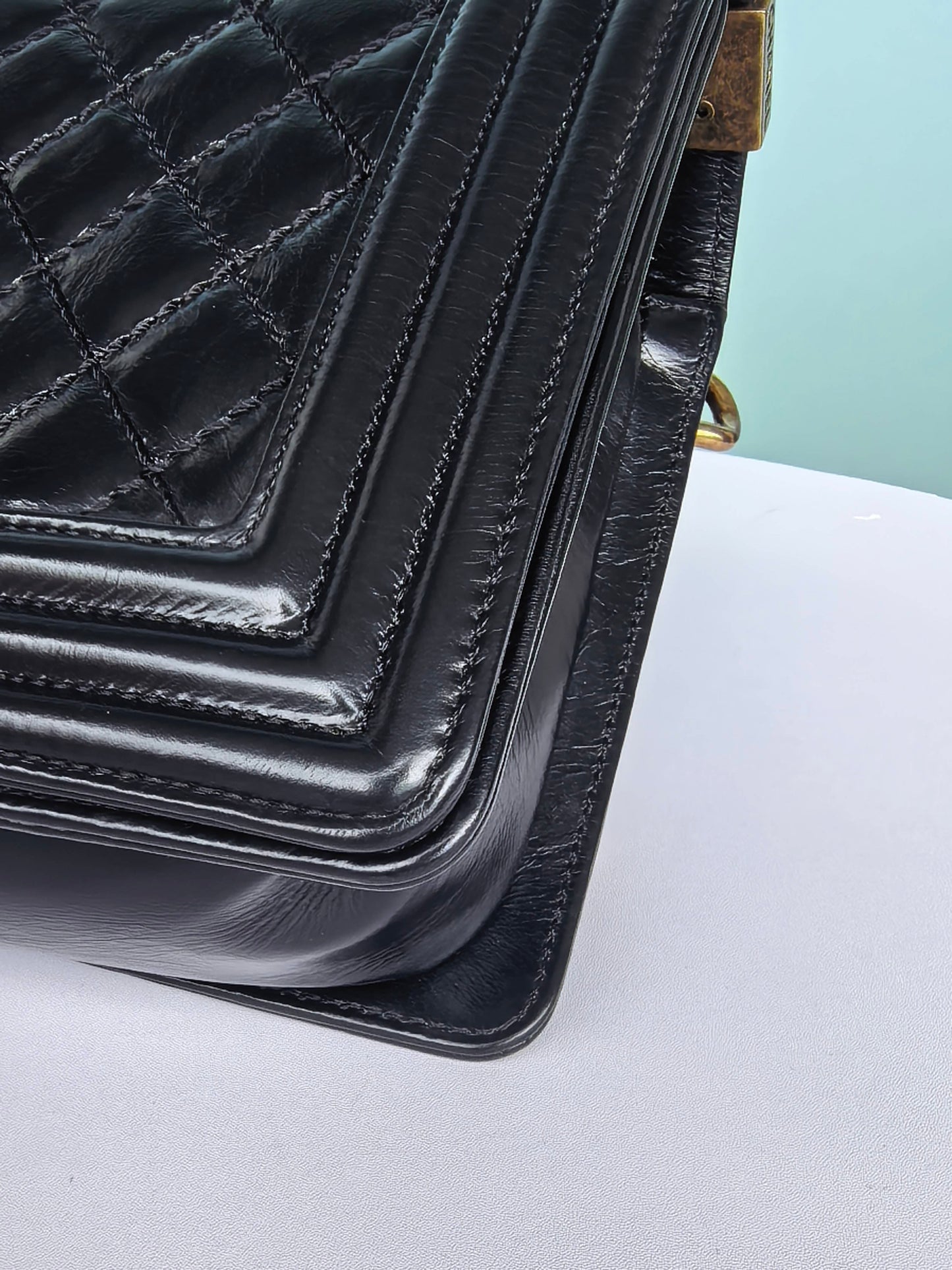 Chanel - Boy - Leather - Black - (medium)