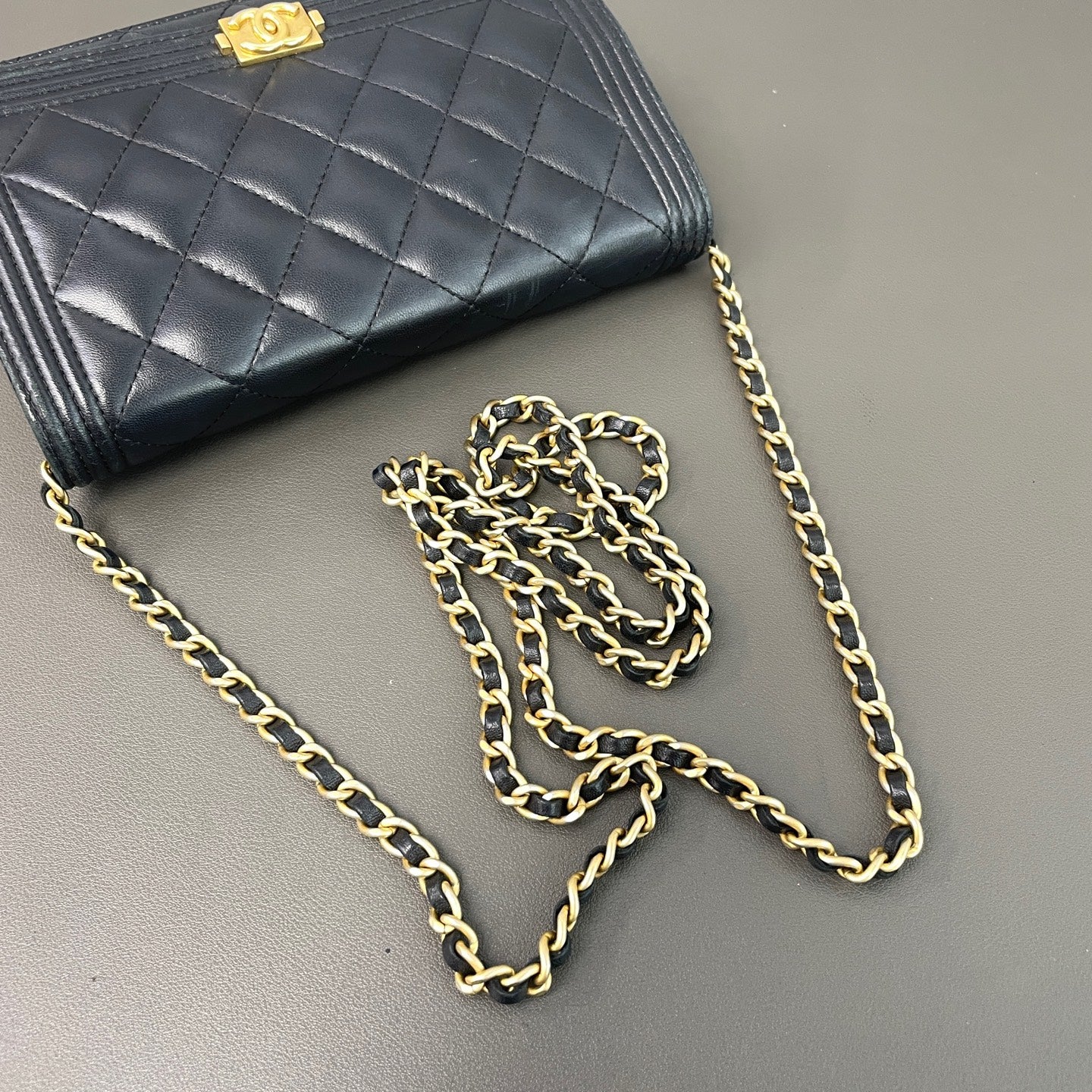 Chanel - Boy - Leather - Black - (mini)