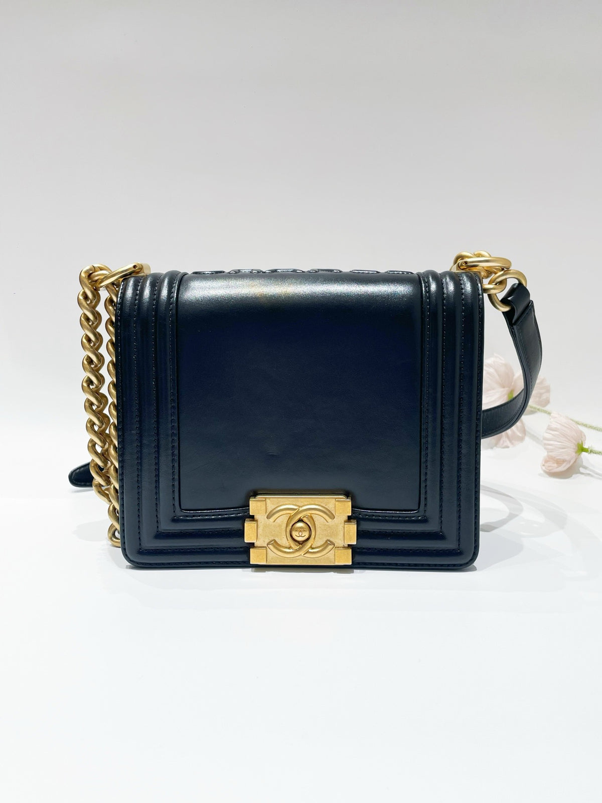 Chanel - Boy - Leather - Black - (small)