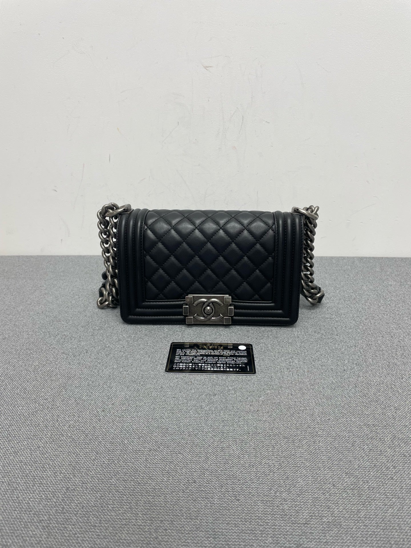 Chanel - Boy - Leather - Black - (small)