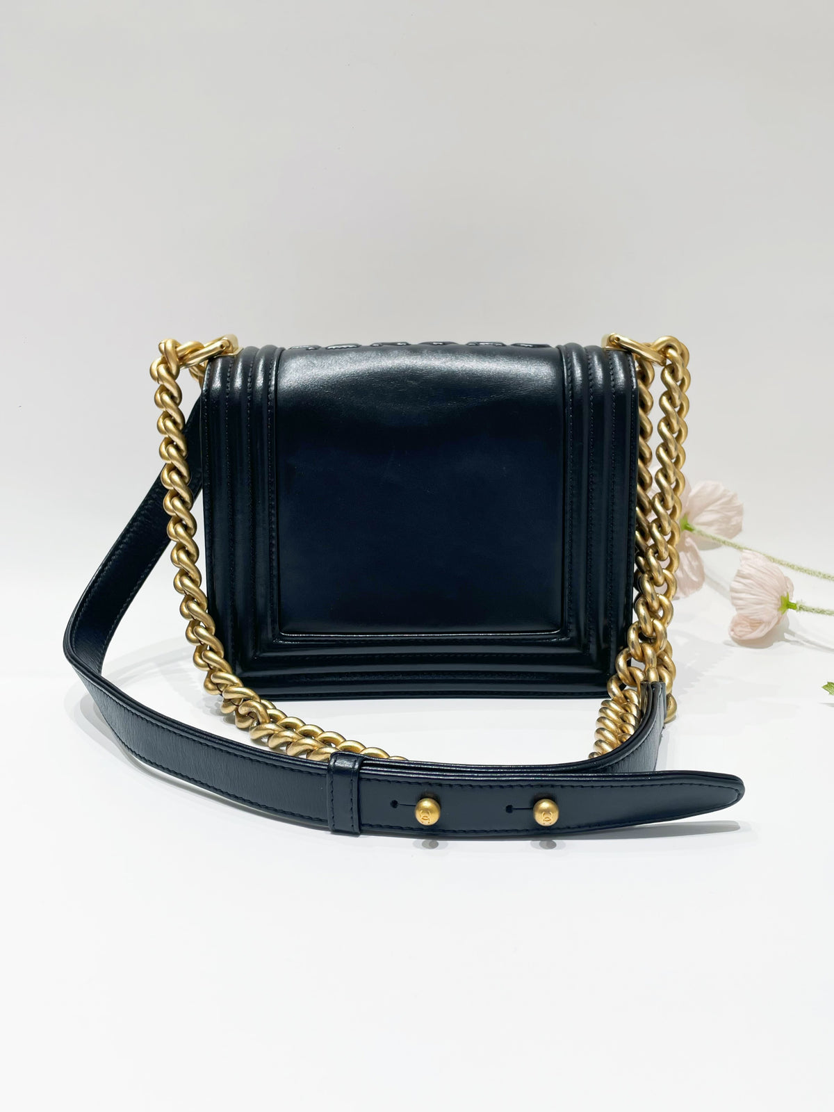 Chanel - Boy - Leather - Black - (small)