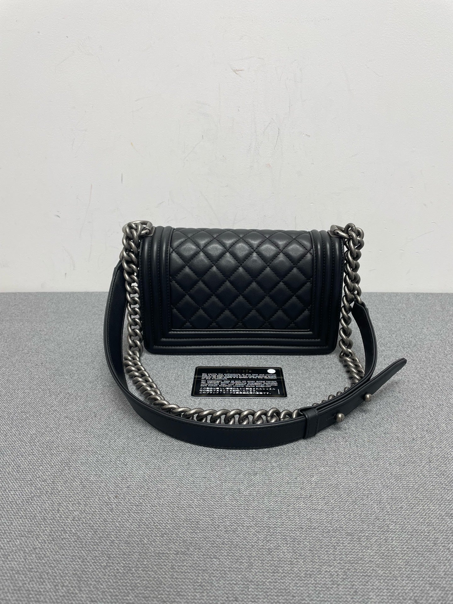 Chanel - Boy - Leather - Black - (small)