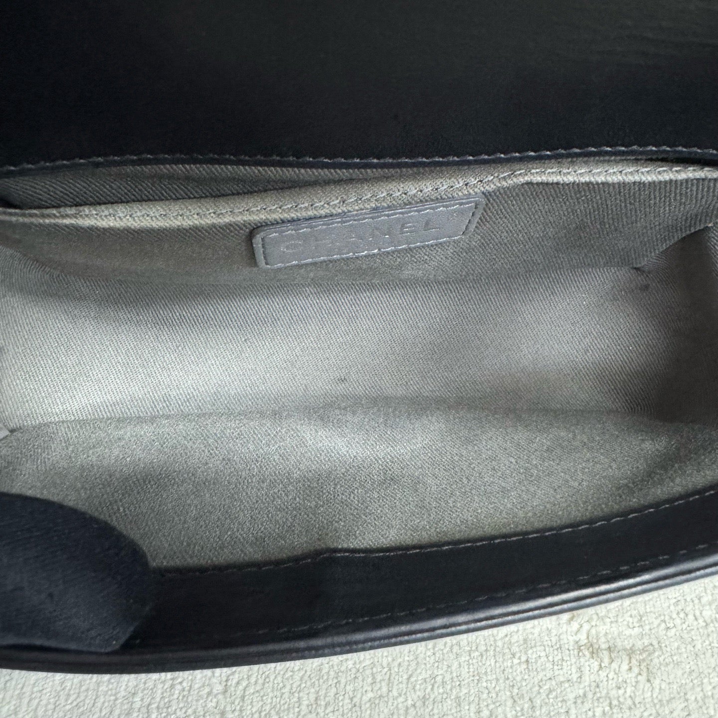 Chanel - Boy - Leather - Black - (small)
