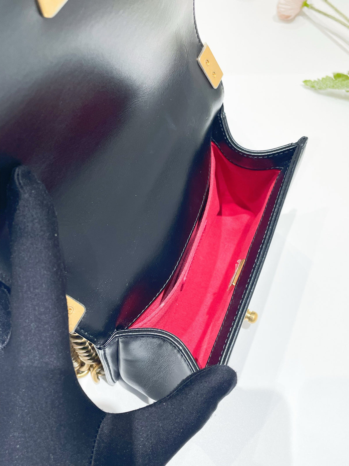 Chanel - Boy - Leather - Black - (small)