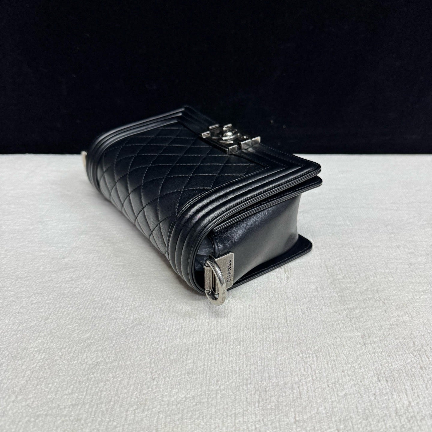 Chanel - Boy - Leather - Black - (small)