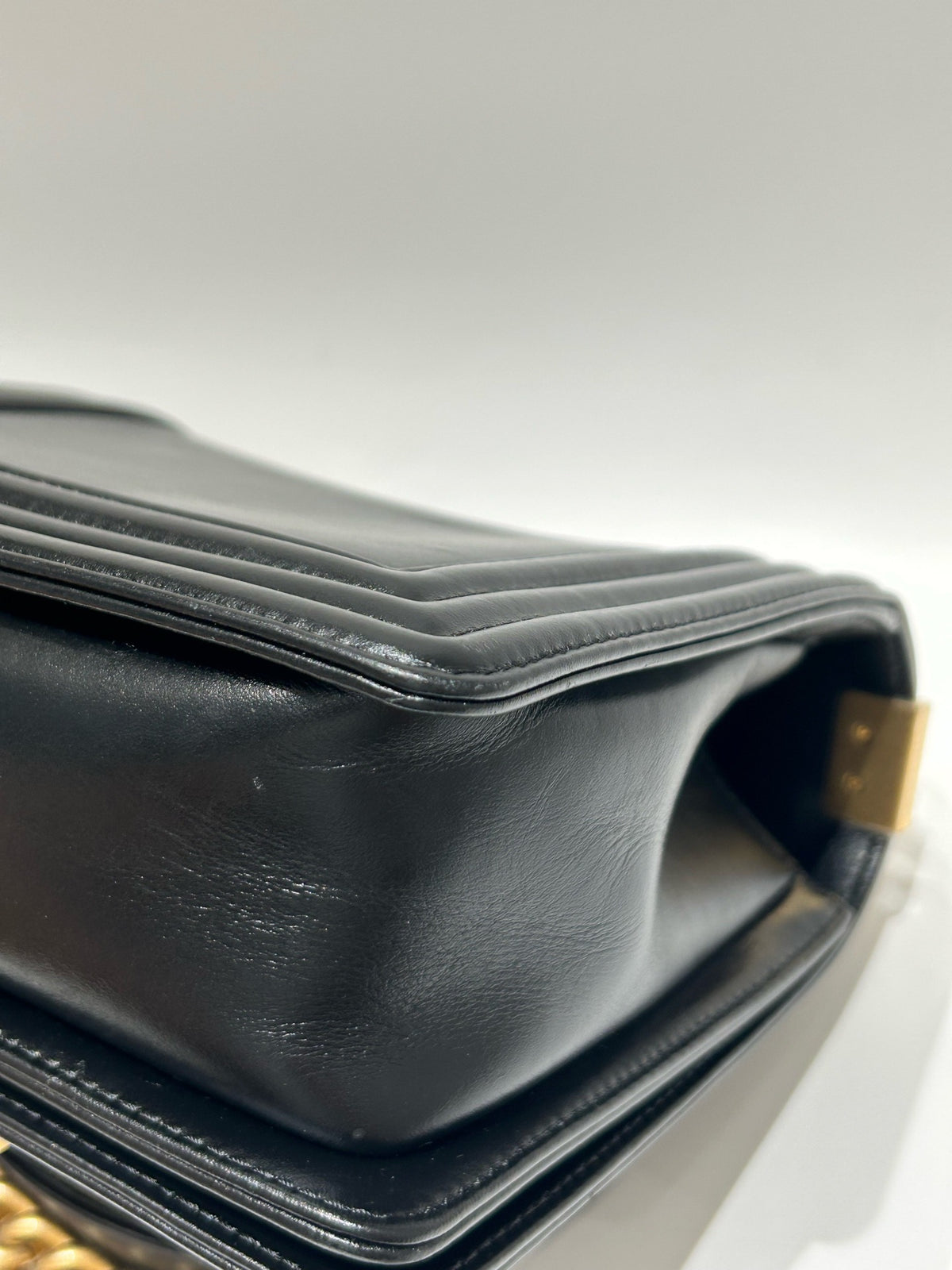 Chanel - Boy - Leather - Black - (small)