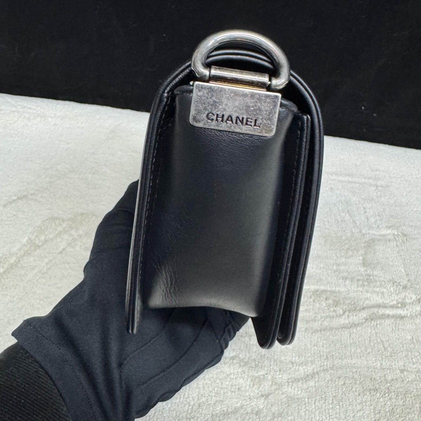 Chanel - Boy - Leather - Black - (small)