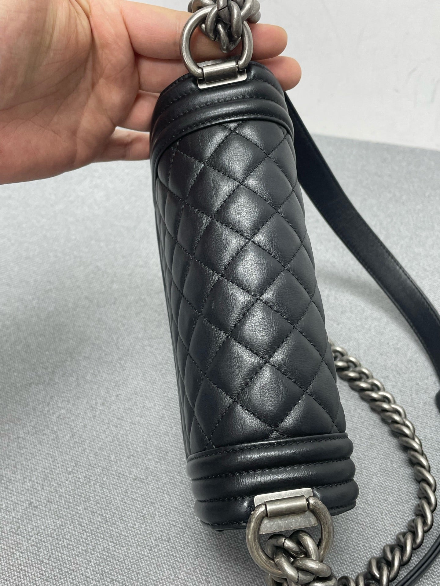 Chanel - Boy - Leather - Black - (small)