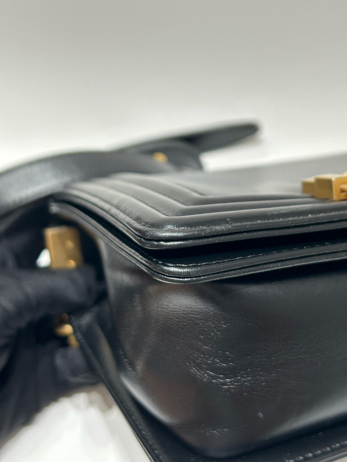 Chanel - Boy - Leather - Black - (small)