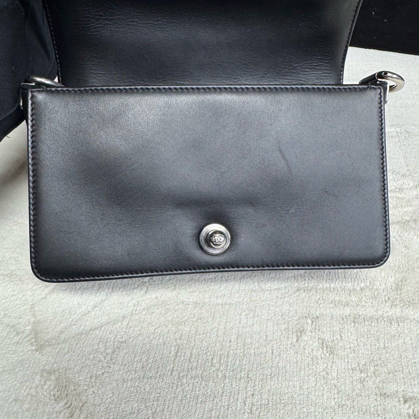 Chanel - Boy - Leather - Black - (small)