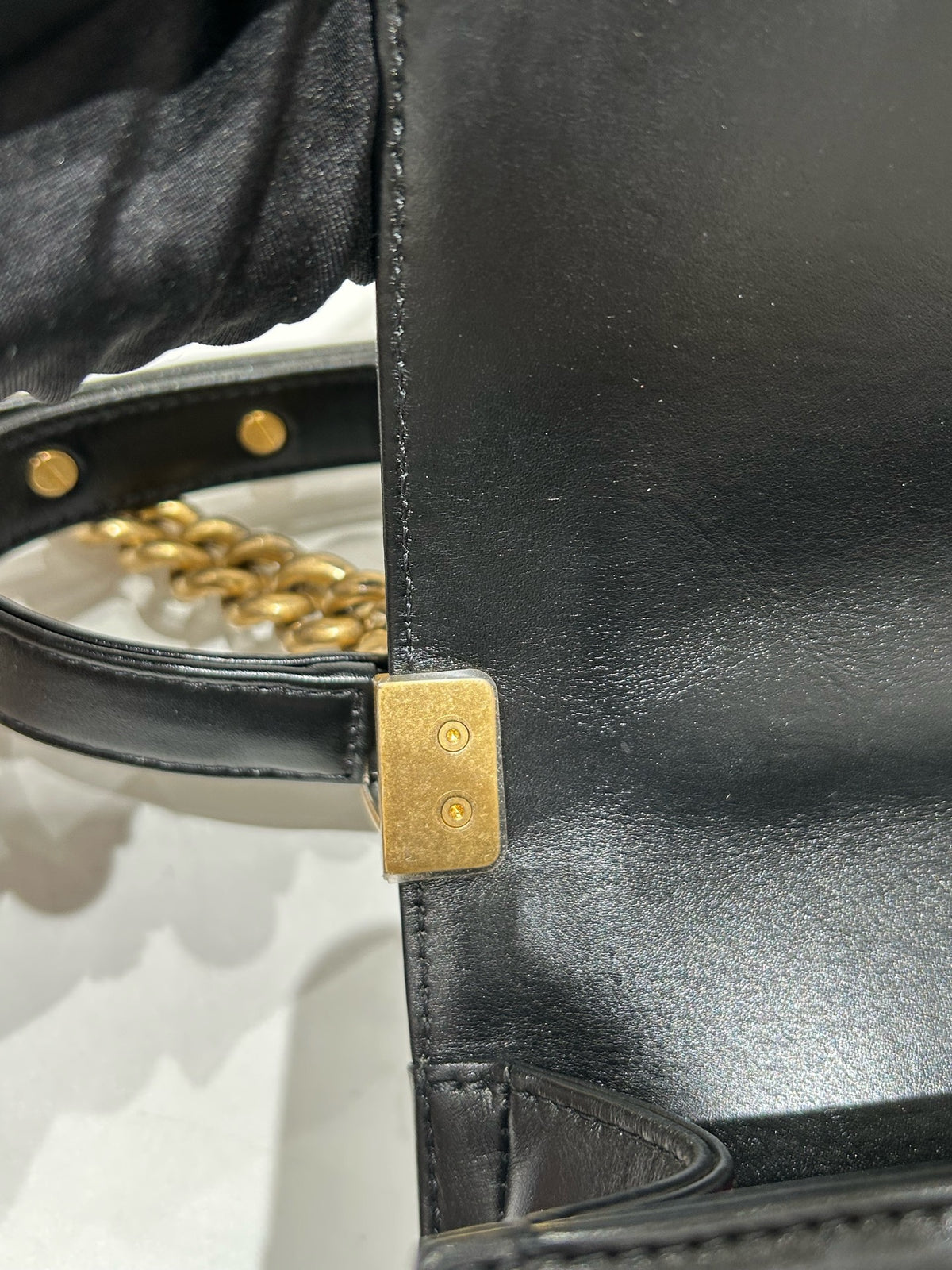 Chanel - Boy - Leather - Black - (small)