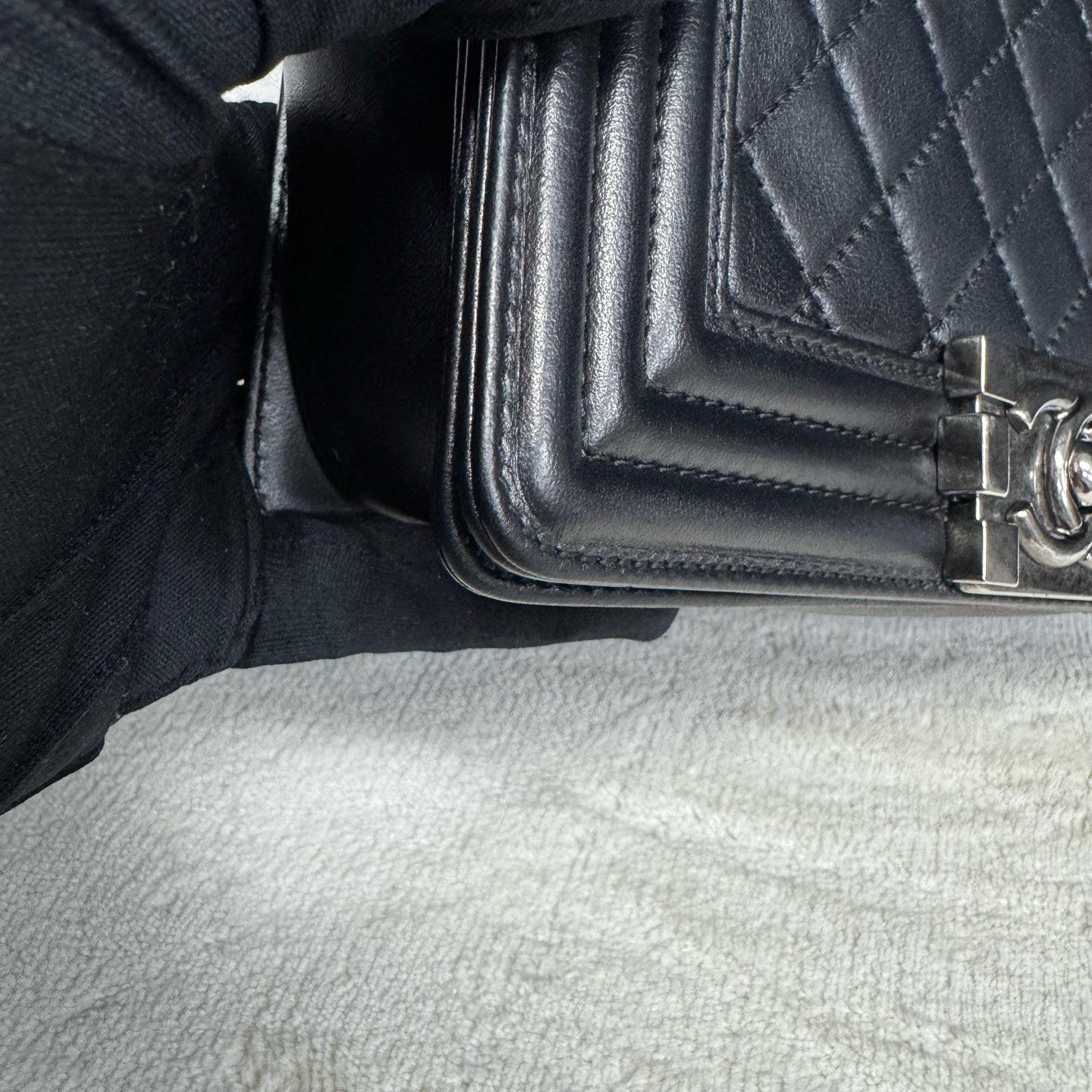 Chanel - Boy - Leather - Black - (small)