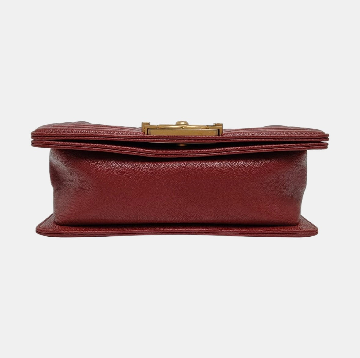 Chanel - Boy - Leather - Burgundy - (mini)