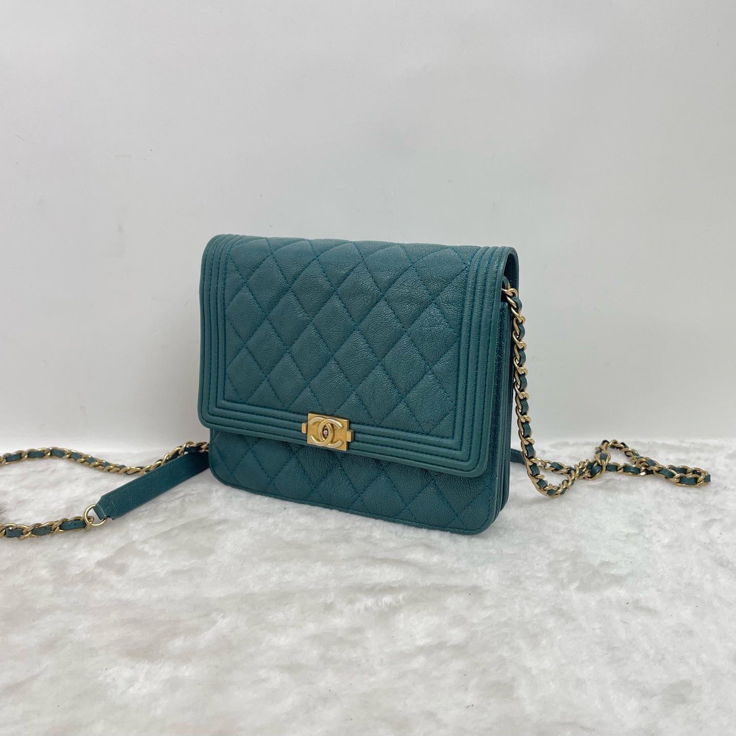 Chanel - Boy - Leather - Green - (mini)