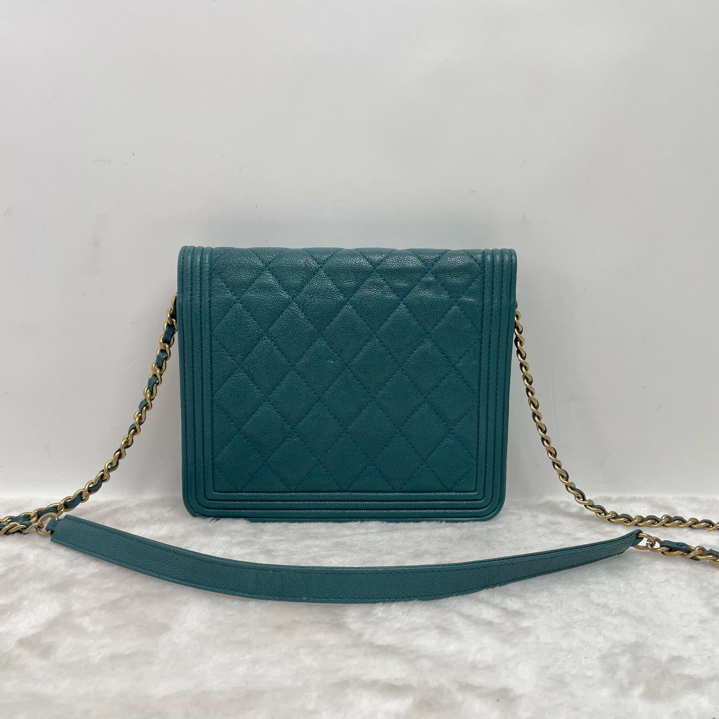 Chanel - Boy - Leather - Green - (mini)