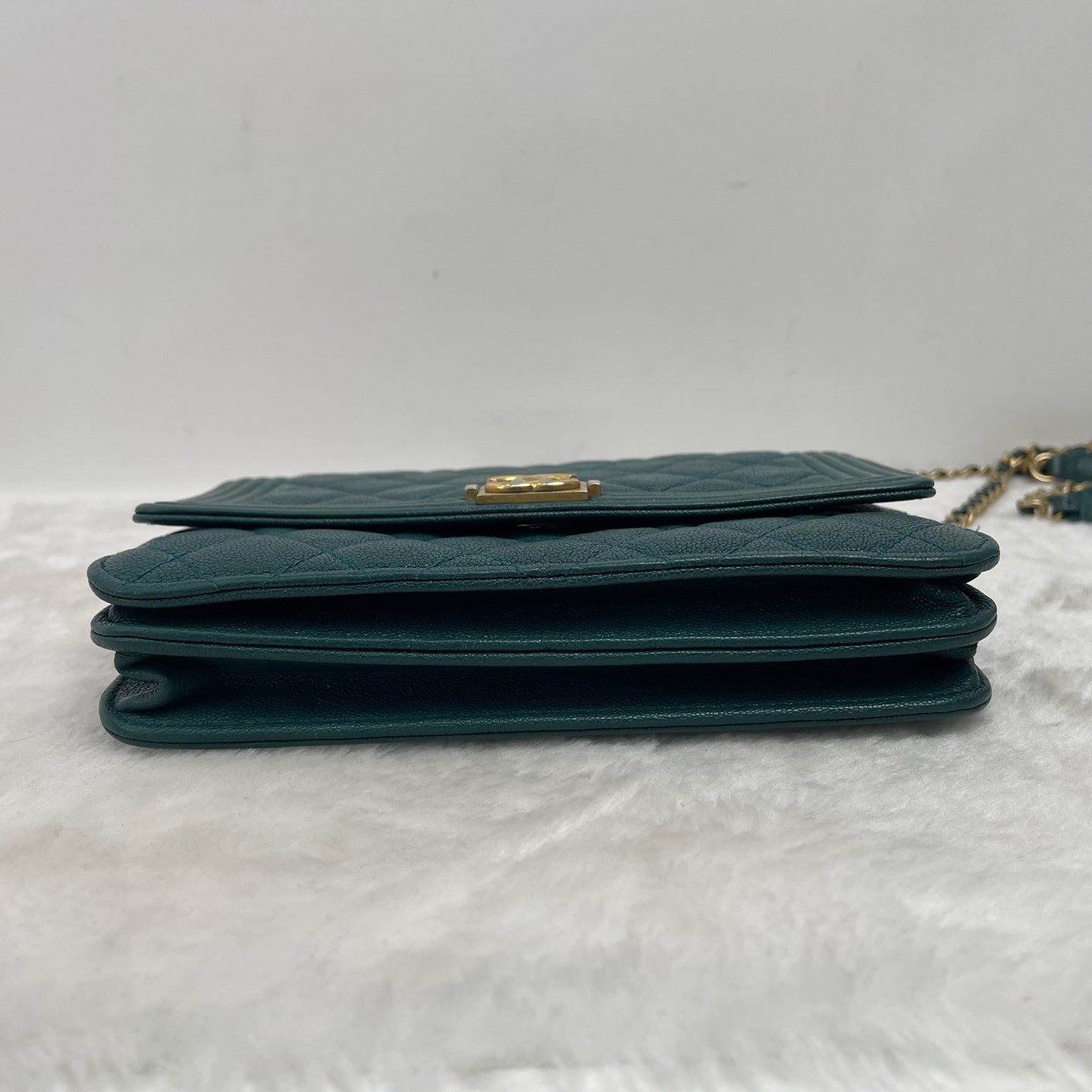 Chanel - Boy - Leather - Green - (mini)