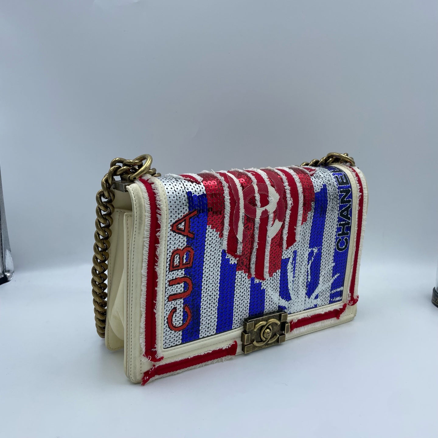 Chanel - Boy - Leather - Multicolour - (medium)