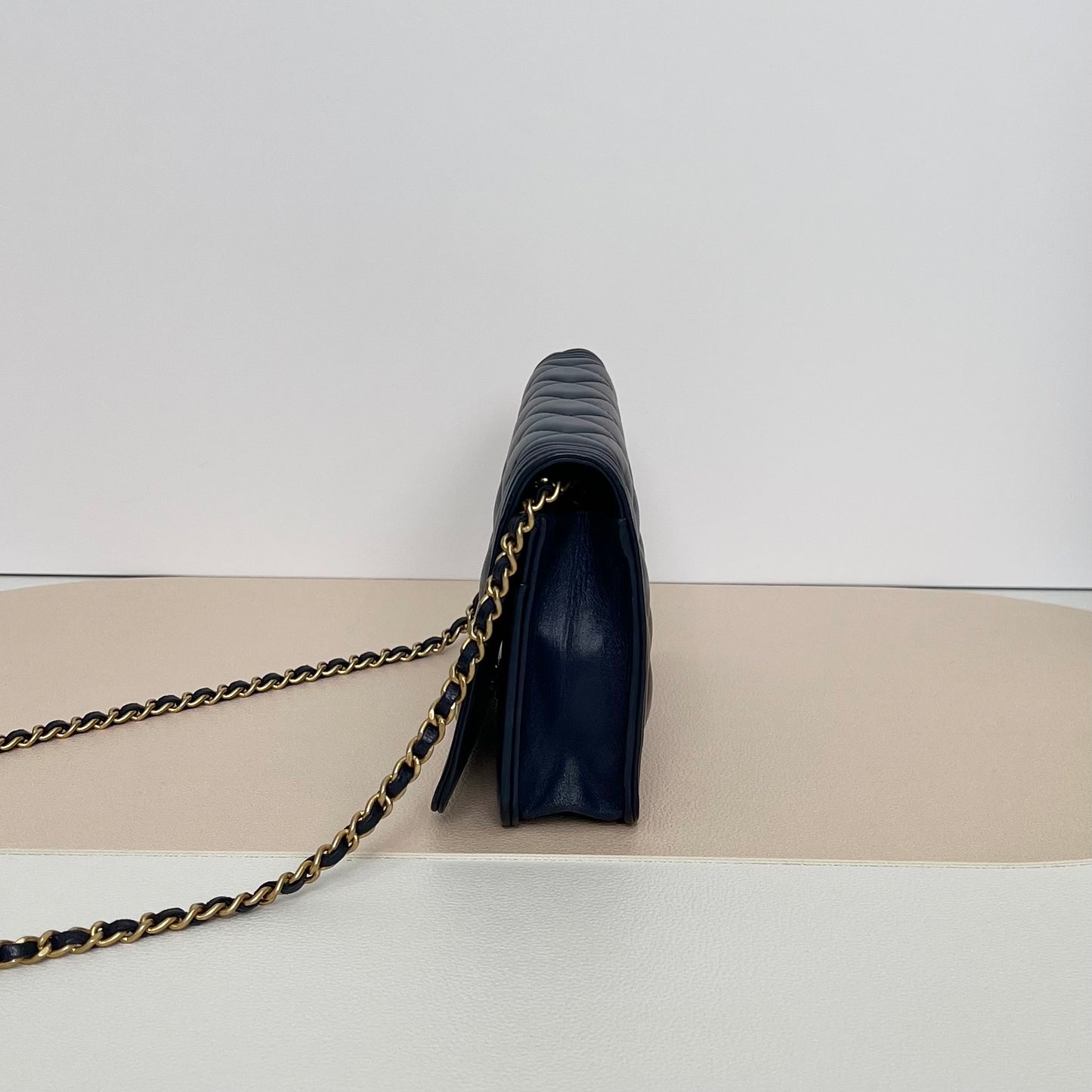 Chanel - Boy - Leather - Navy - (mini)