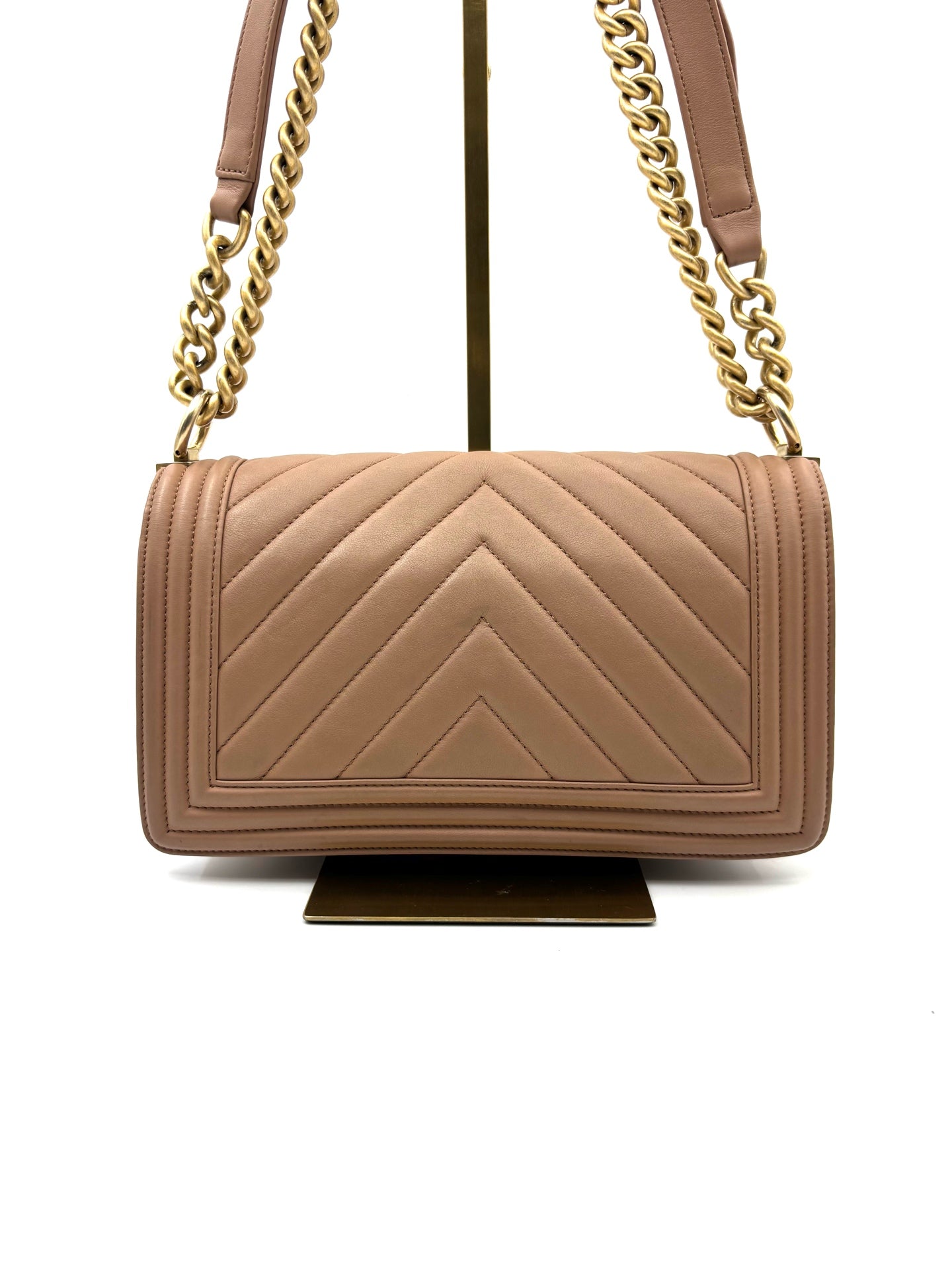 Chanel - Boy - Leather - Pink - (medium)