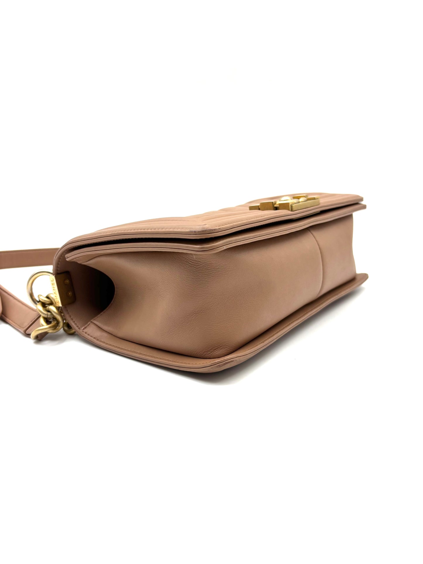 Chanel - Boy - Leather - Pink - (medium)