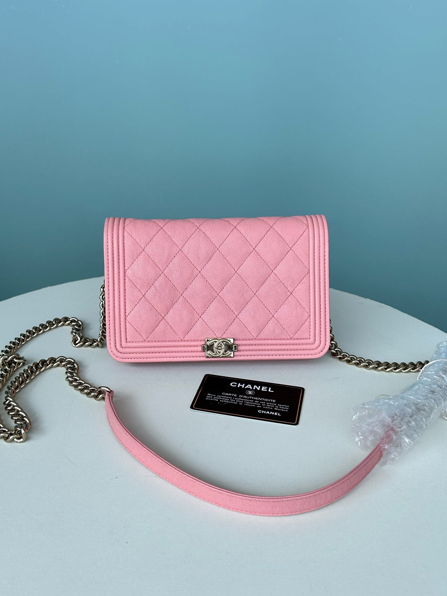 Chanel - Boy - Leather - Pink - (mini)