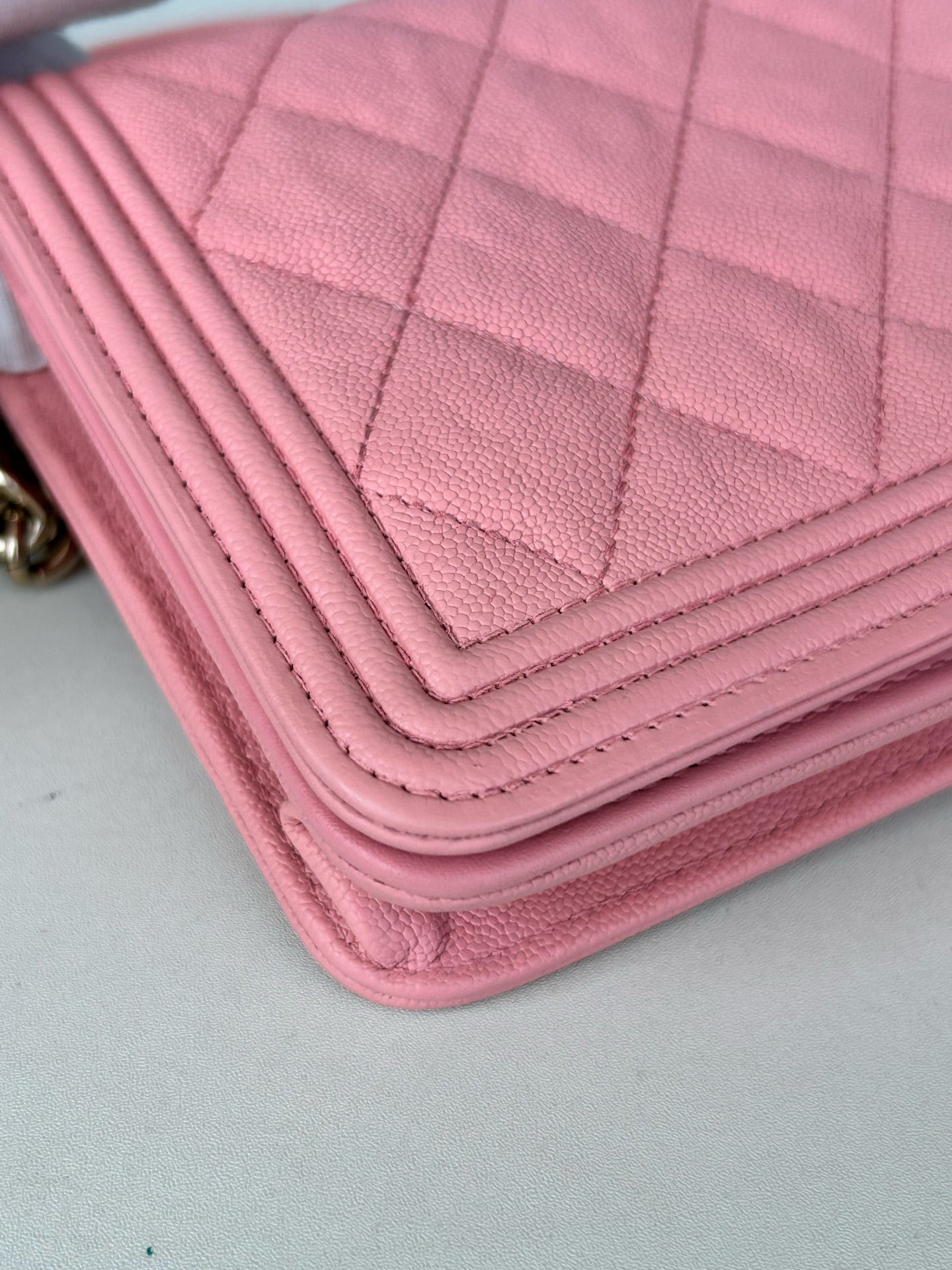 Chanel - Boy - Leather - Pink - (mini)