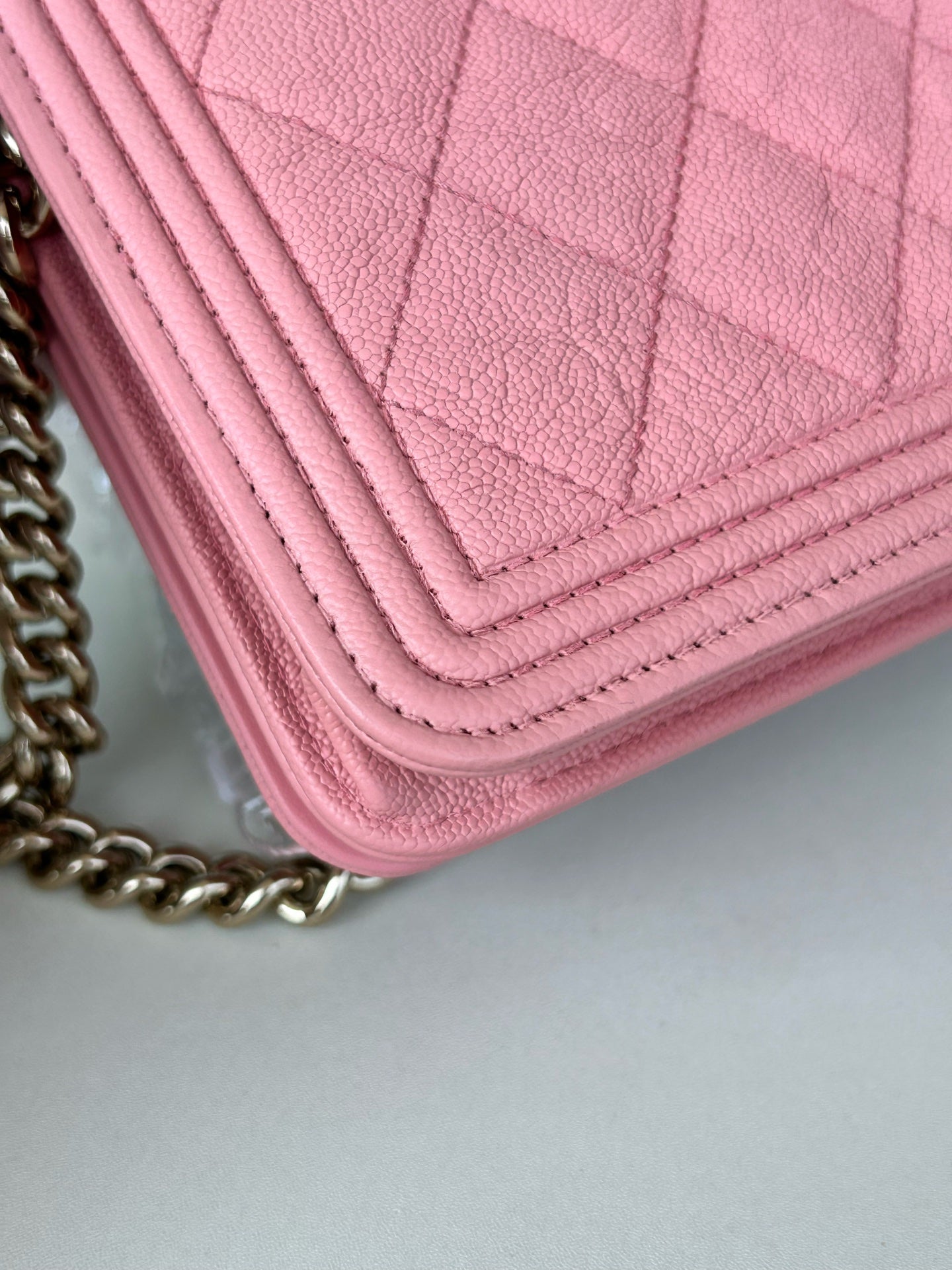 Chanel - Boy - Leather - Pink - (mini)