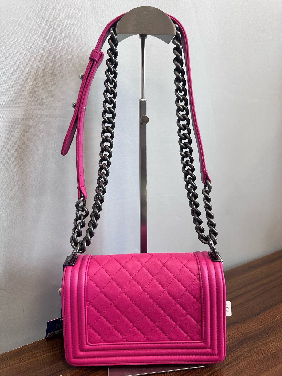 Chanel - Boy - Leather - Pink - (small)