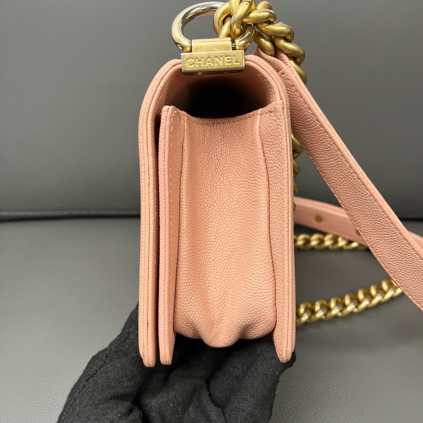 Chanel - Boy - Leather - Pink - (Small)