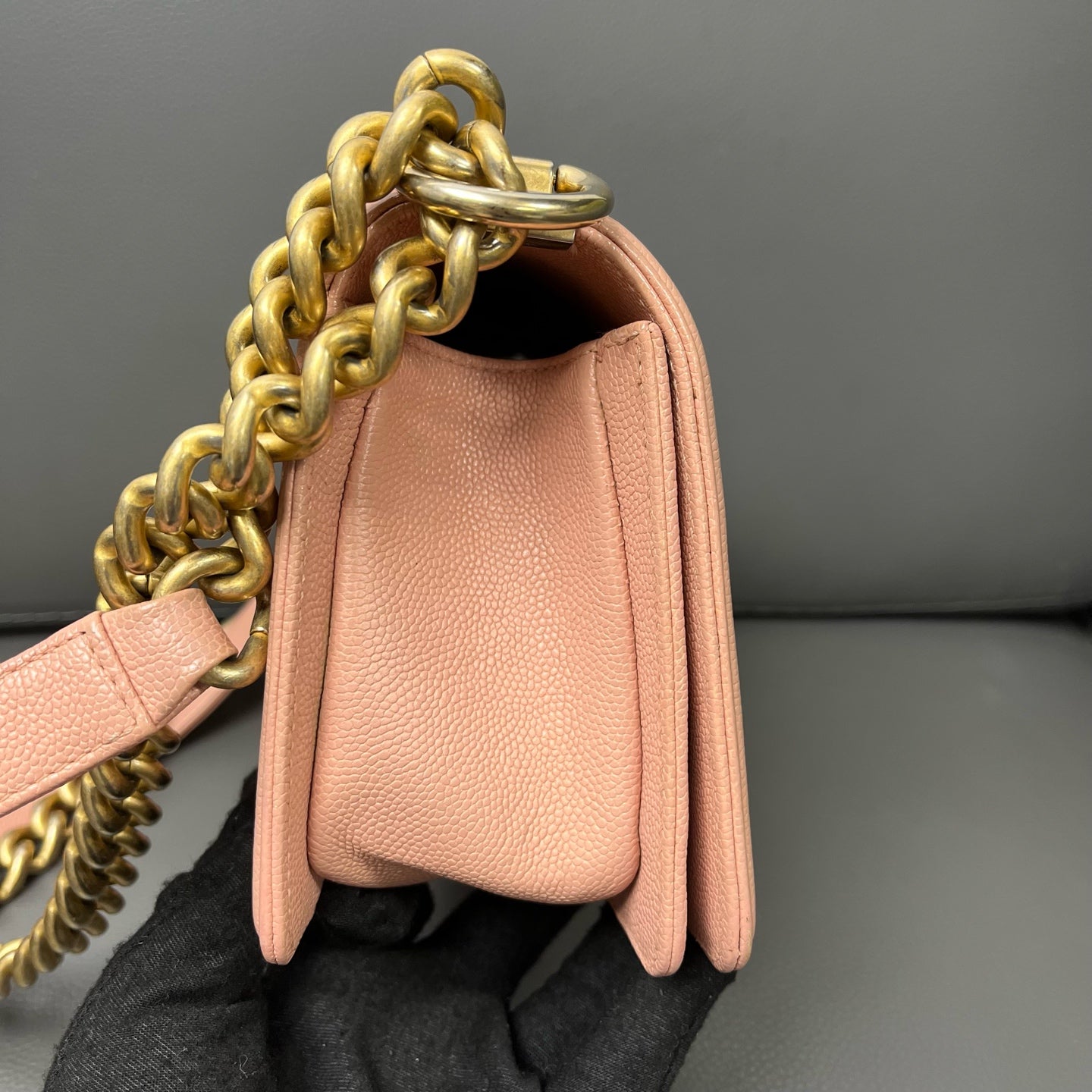 Chanel - Boy - Leather - Pink - (Small)