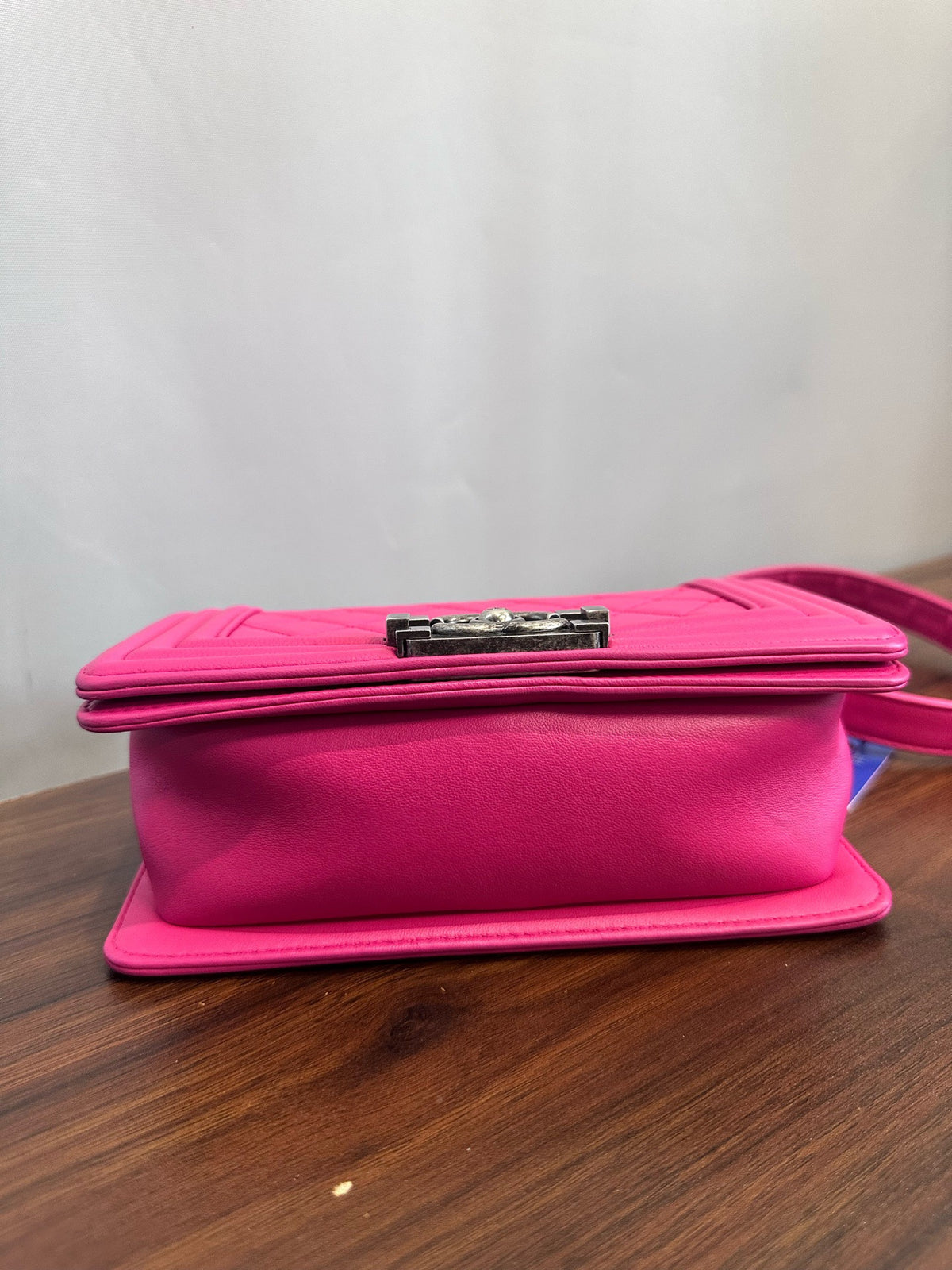 Chanel - Boy - Leather - Pink - (small)