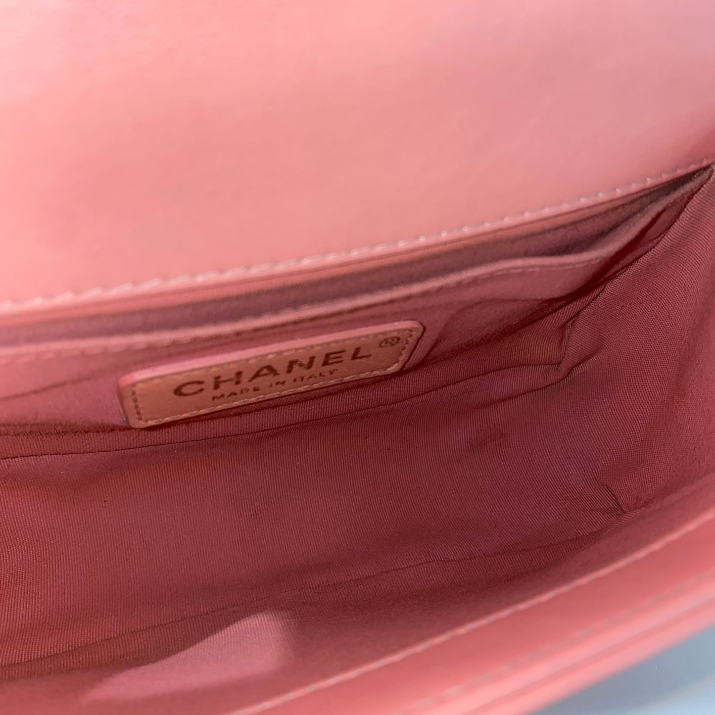 Chanel - Boy - Leather - Pink - (small)