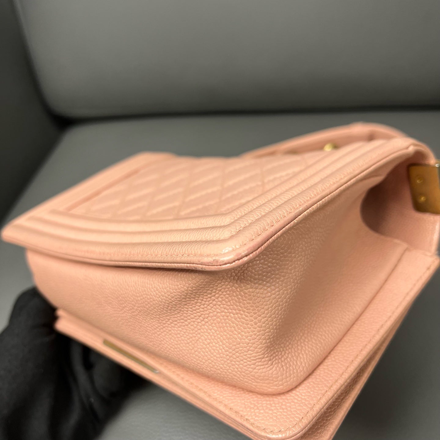 Chanel - Boy - Leather - Pink - (Small)